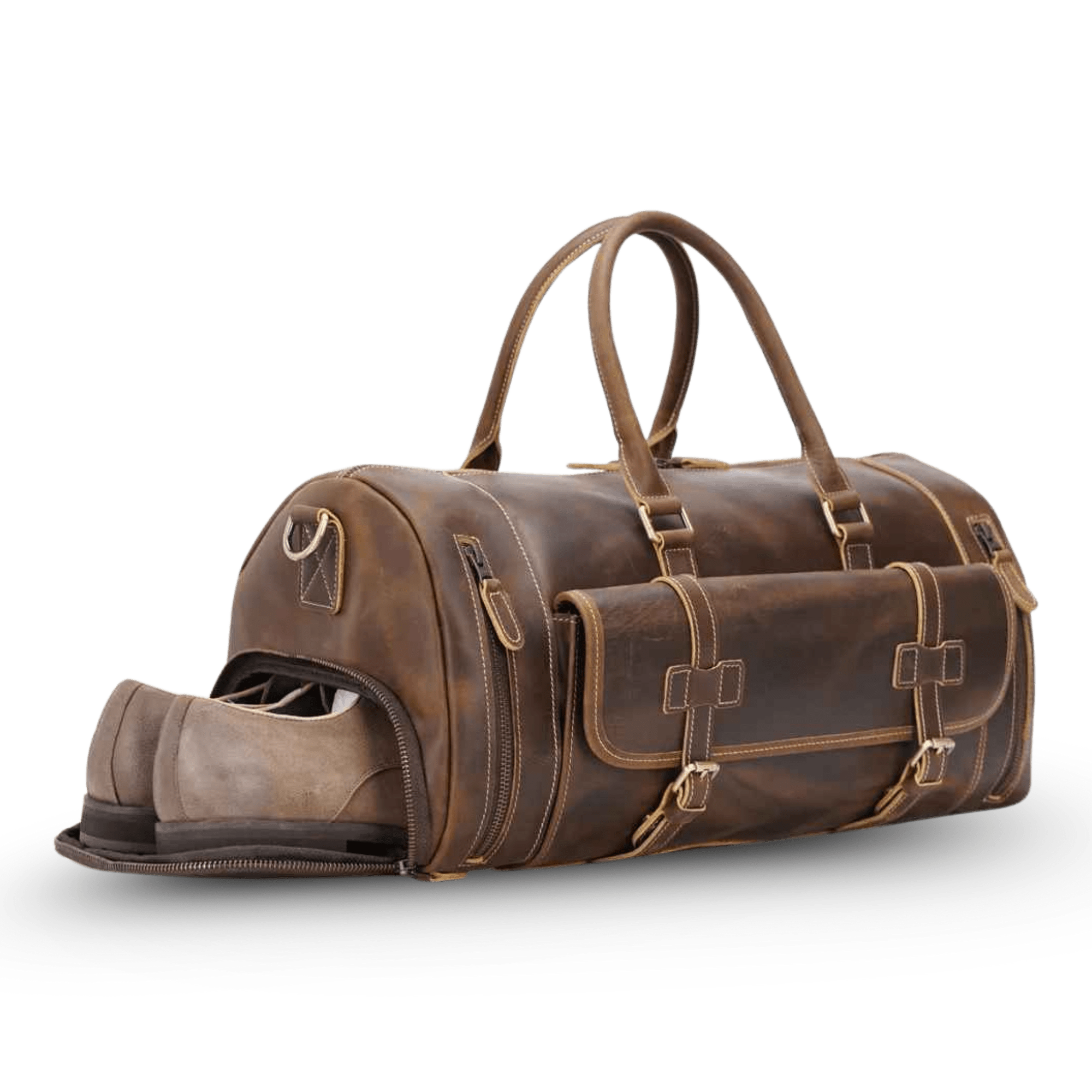 THE FERNWOOD – FULL GRAIN LEATHER DUFFEL BAG