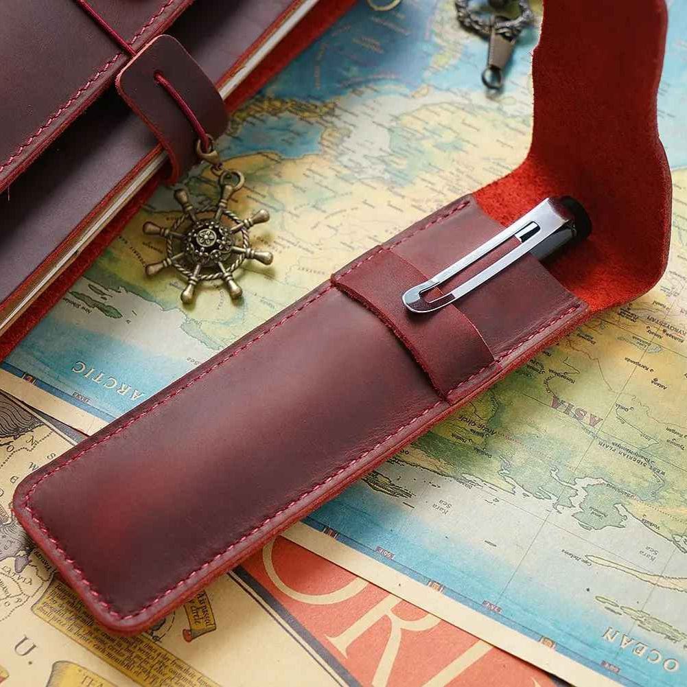 THE TIMBER – FULL GRAIN LEATHER PEN CASE