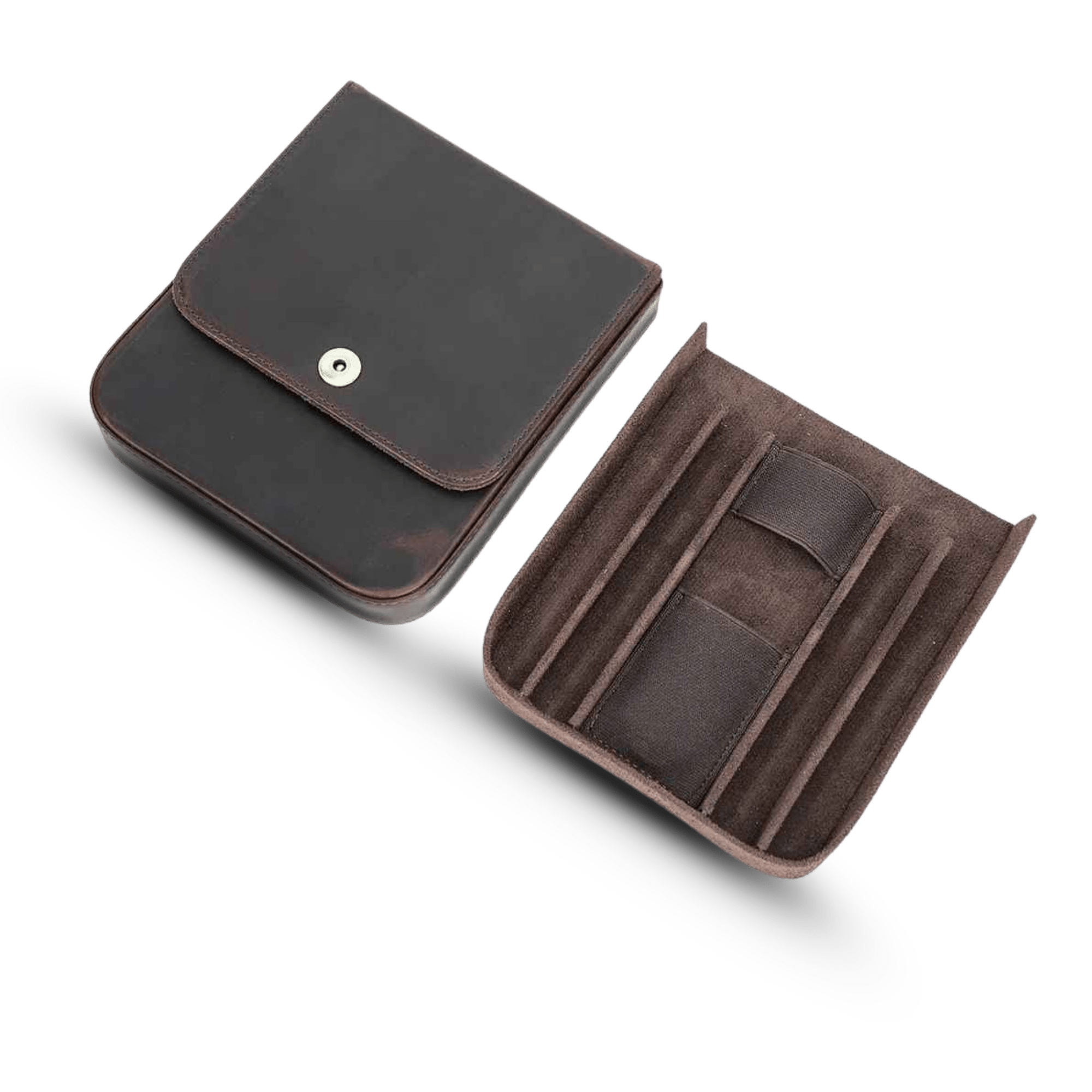THE ECHO – 4-SLOT COWHIDE LEATHER CIGAR CASE