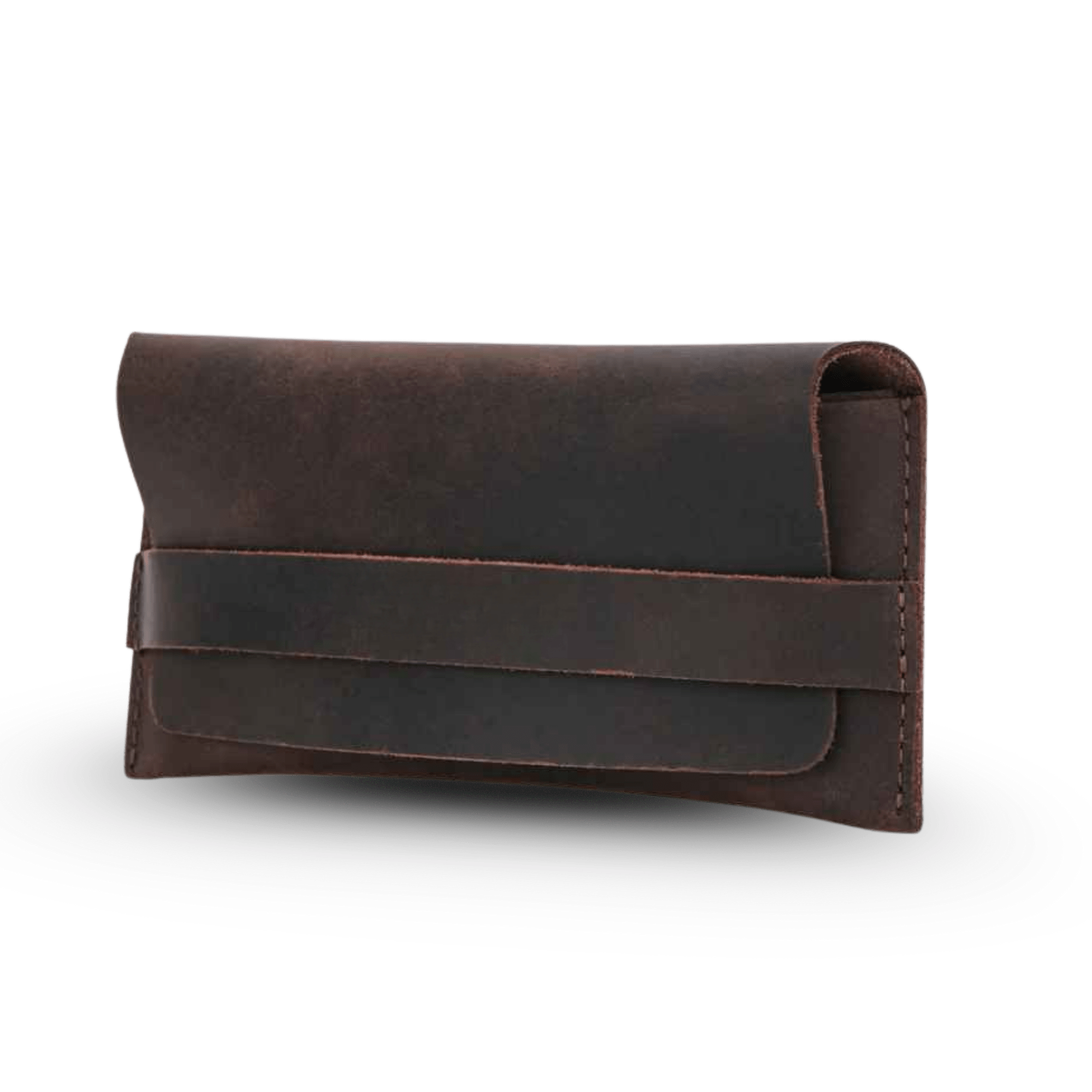 THE CAMPFIRE – SINGLE PAIR COWHIDE LEATHER GLASSES CASE