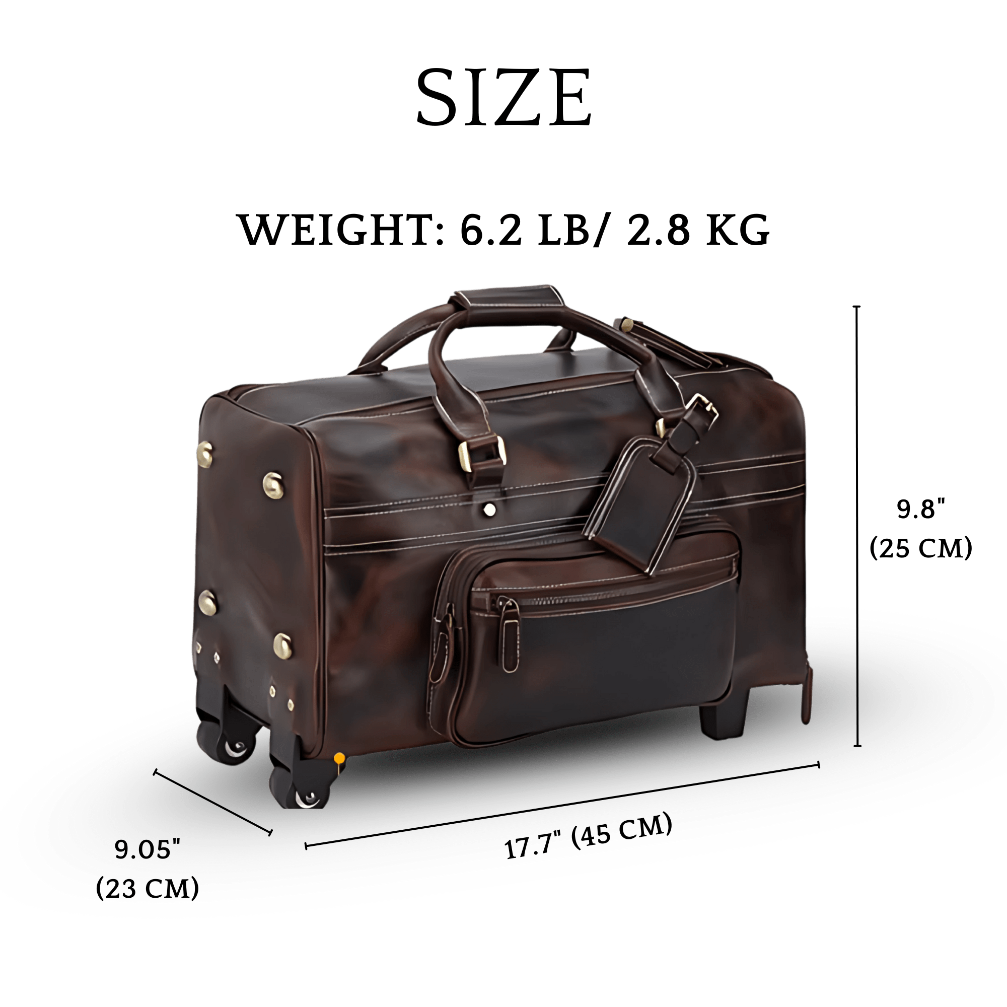 THE WINDPATH – GENUINE LEATHER DUFFEL BAG