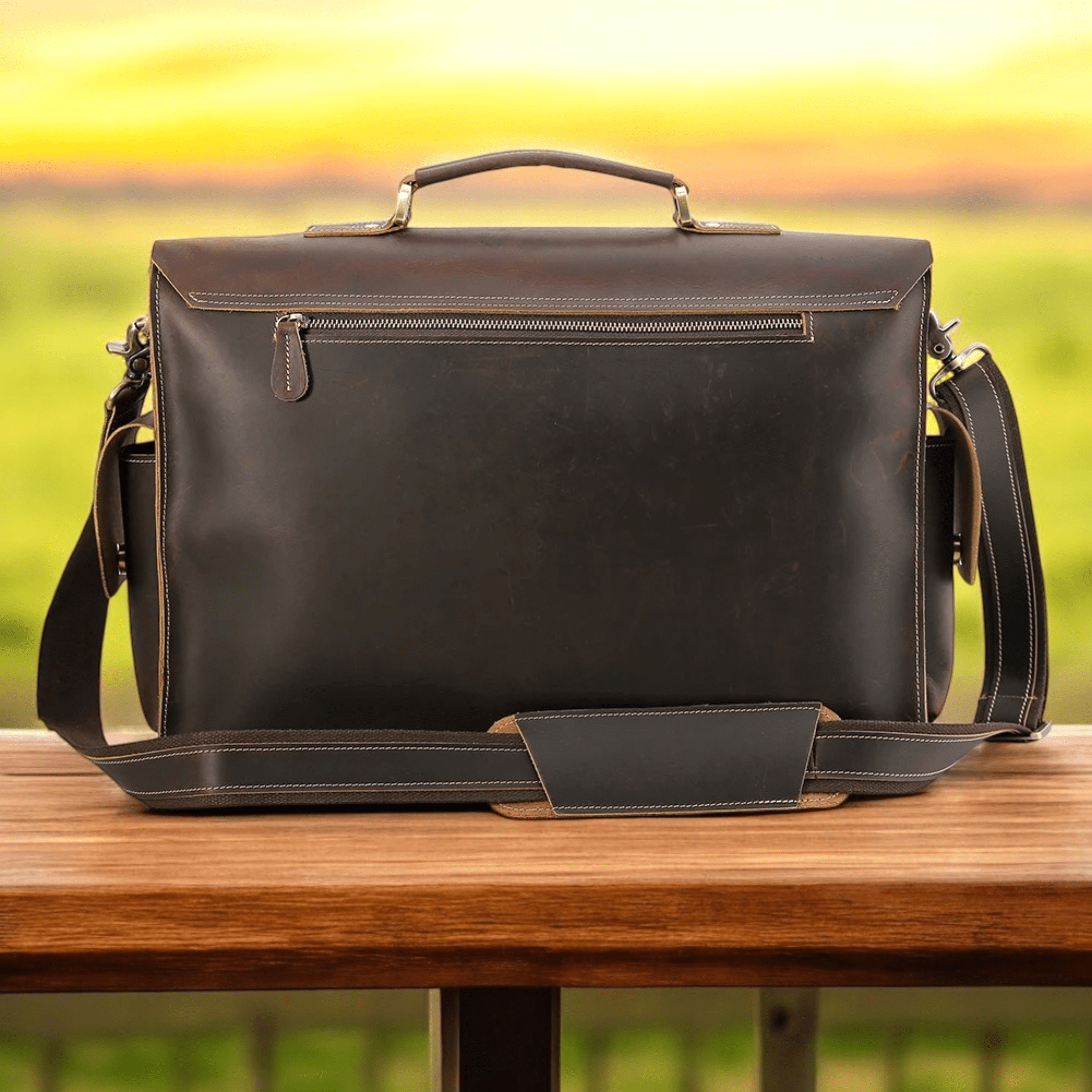 THE DRIFTTRAIL – FULL GRAIN LEATHER BRIEFCASE