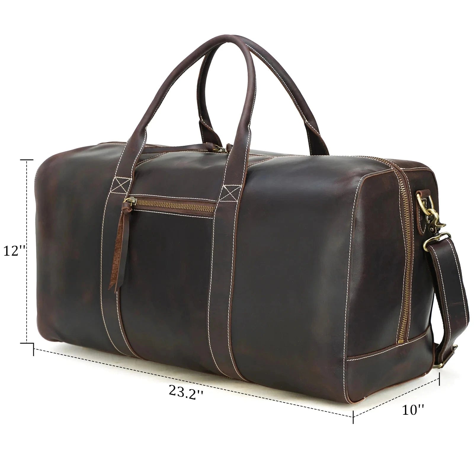 Grainmark Leather 23.2'' Duffel Bag - The Mason