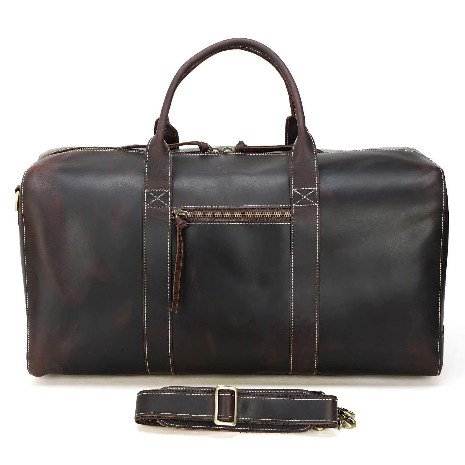 Grainmark Leather 23.2'' Duffel Bag - The Mason