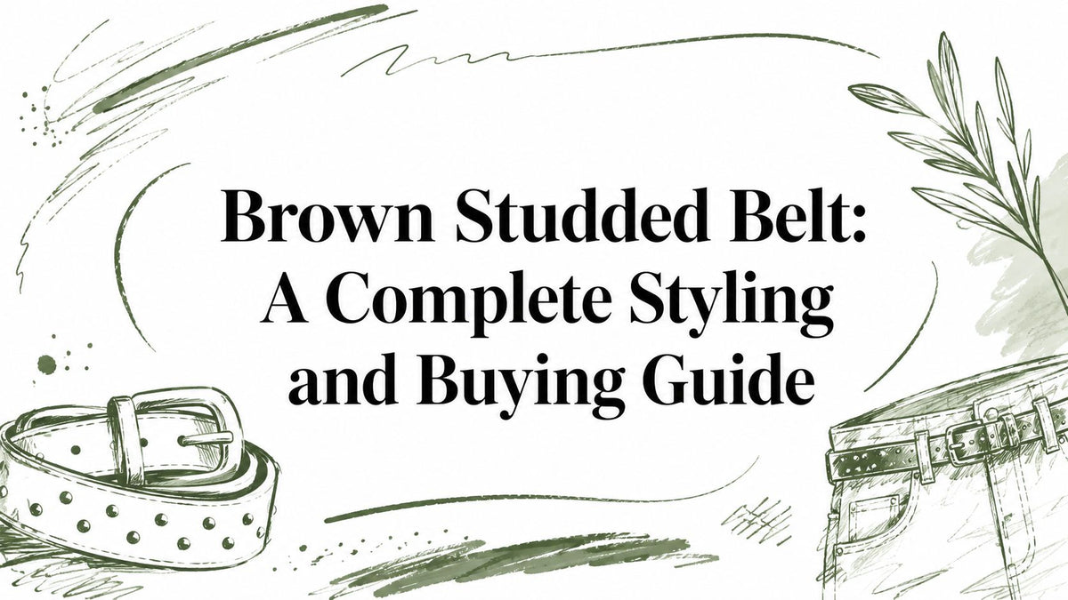 Brown Studded Belt: A Complete Styling and Buying Guide
