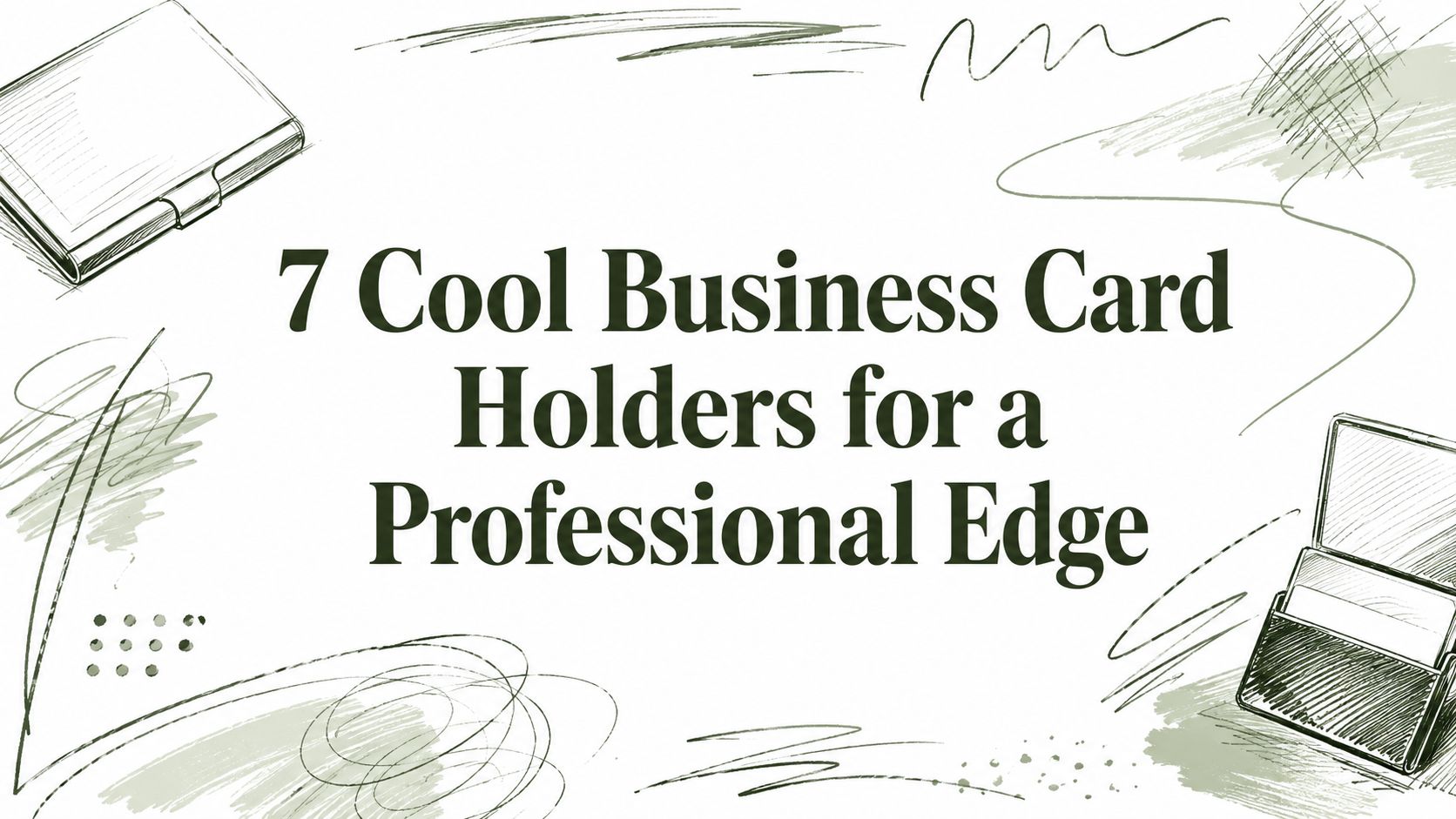 7 Cool Business Card Holders for a Professional Edge
