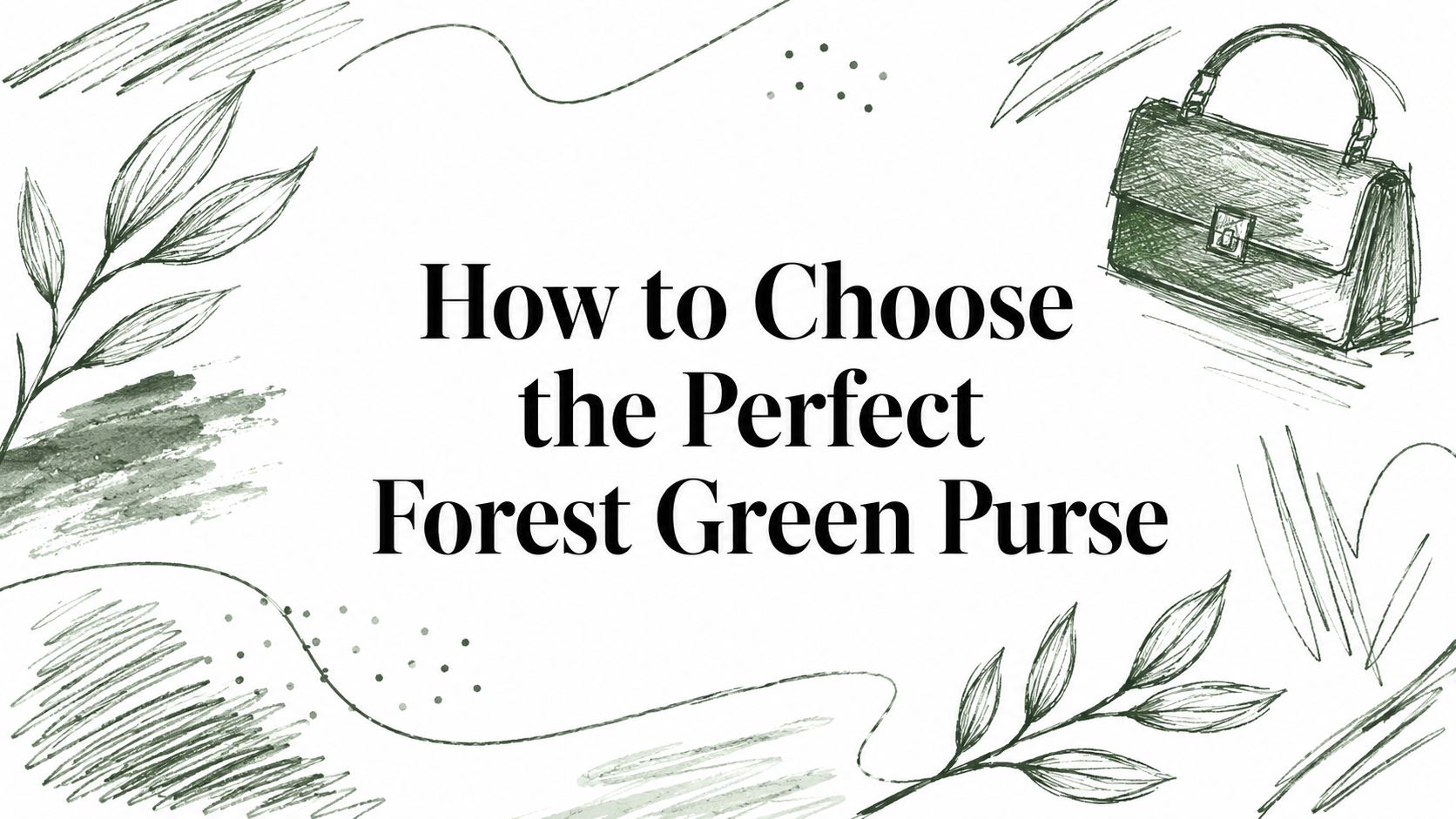 How to Choose the Perfect Forest Green Purse