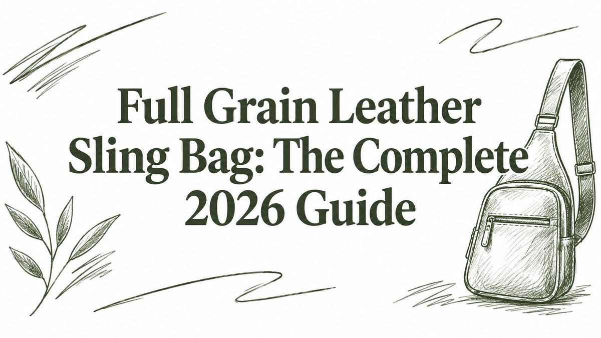 Full Grain Leather Sling Bag: The Complete 2026 Guide