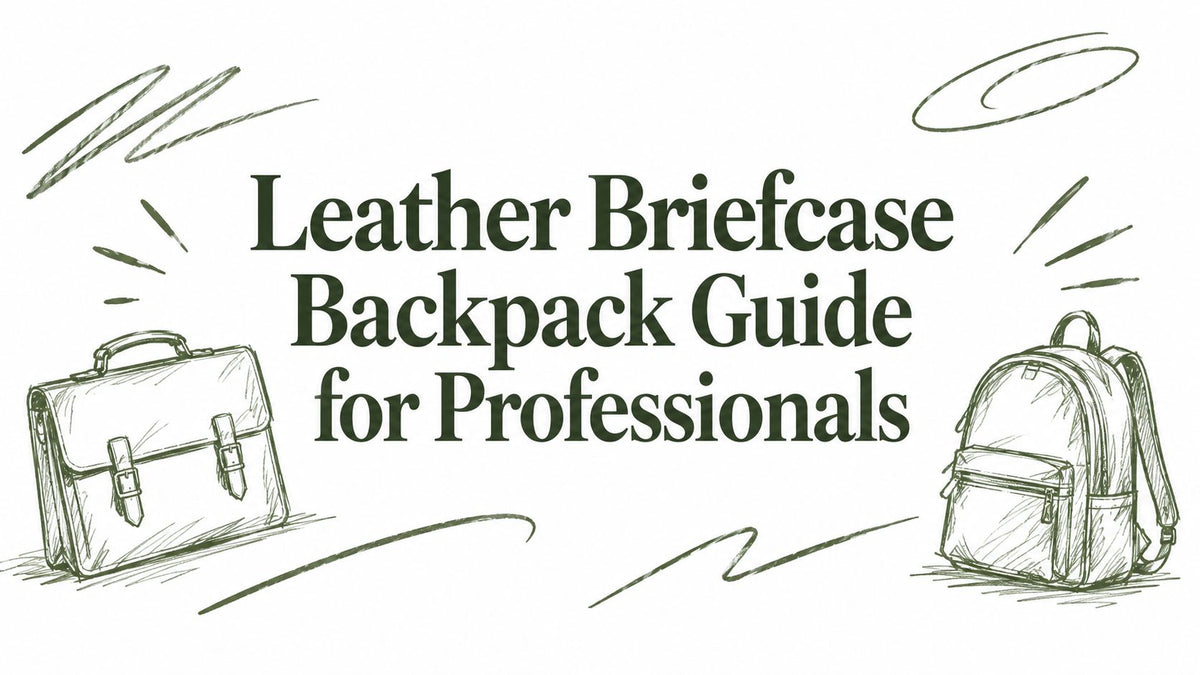 Leather Briefcase Backpack Guide for Professionals