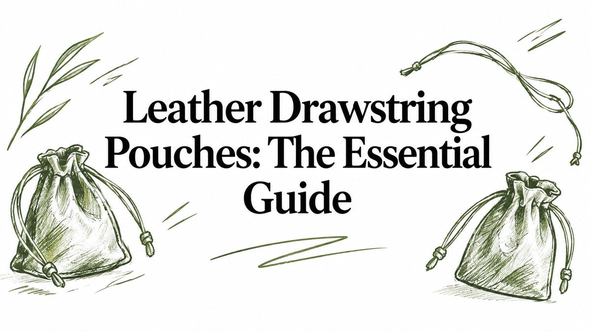 Leather Drawstring Pouches: The Essential Guide