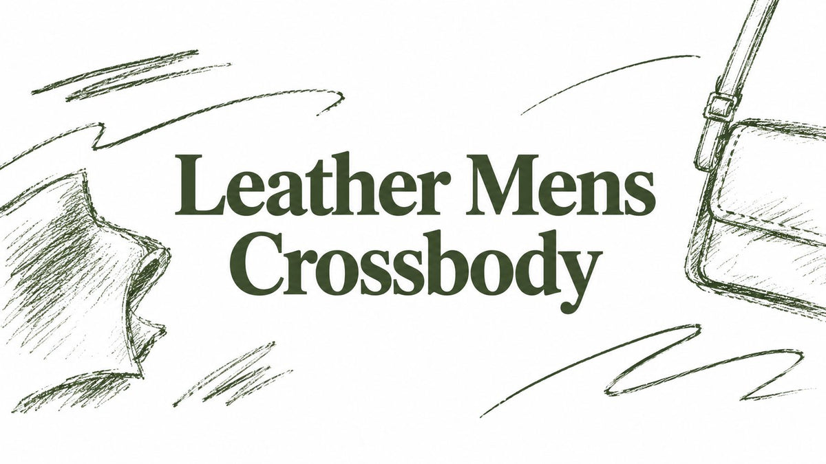 Leather Mens Crossbody