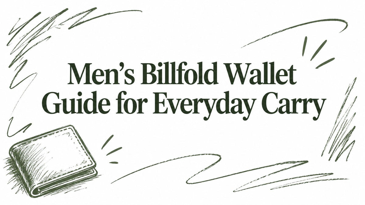 Men's Billfold Wallet Guide for Everyday Carry