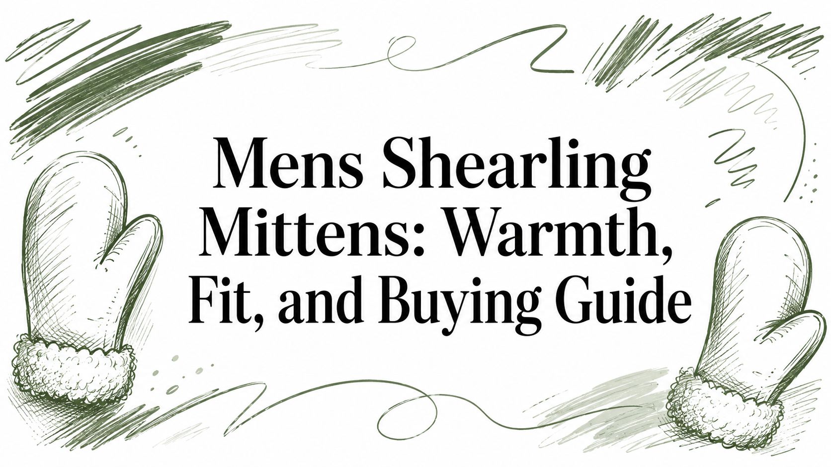 Mens Shearling Mittens: Warmth, Fit, and Buying Guide