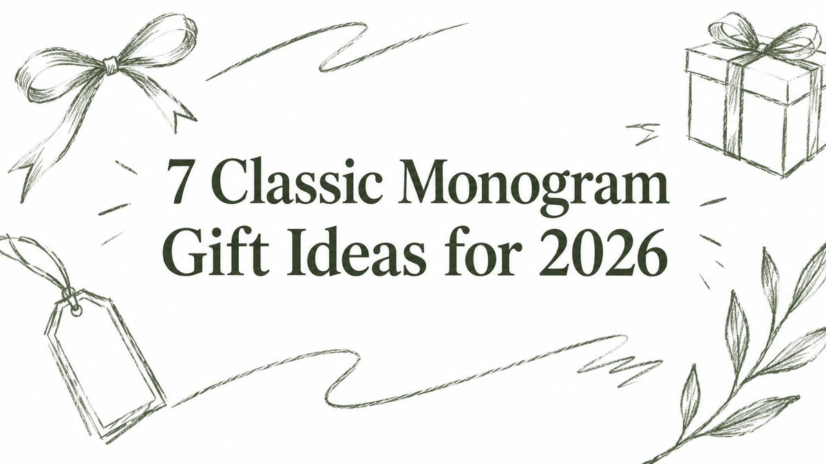 7 Classic Monogram Gift Ideas for 2026