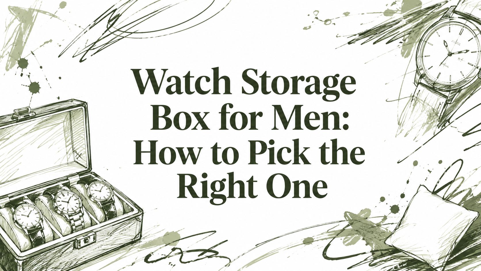 Watch Storage Box for Men: How to Pick the Right One