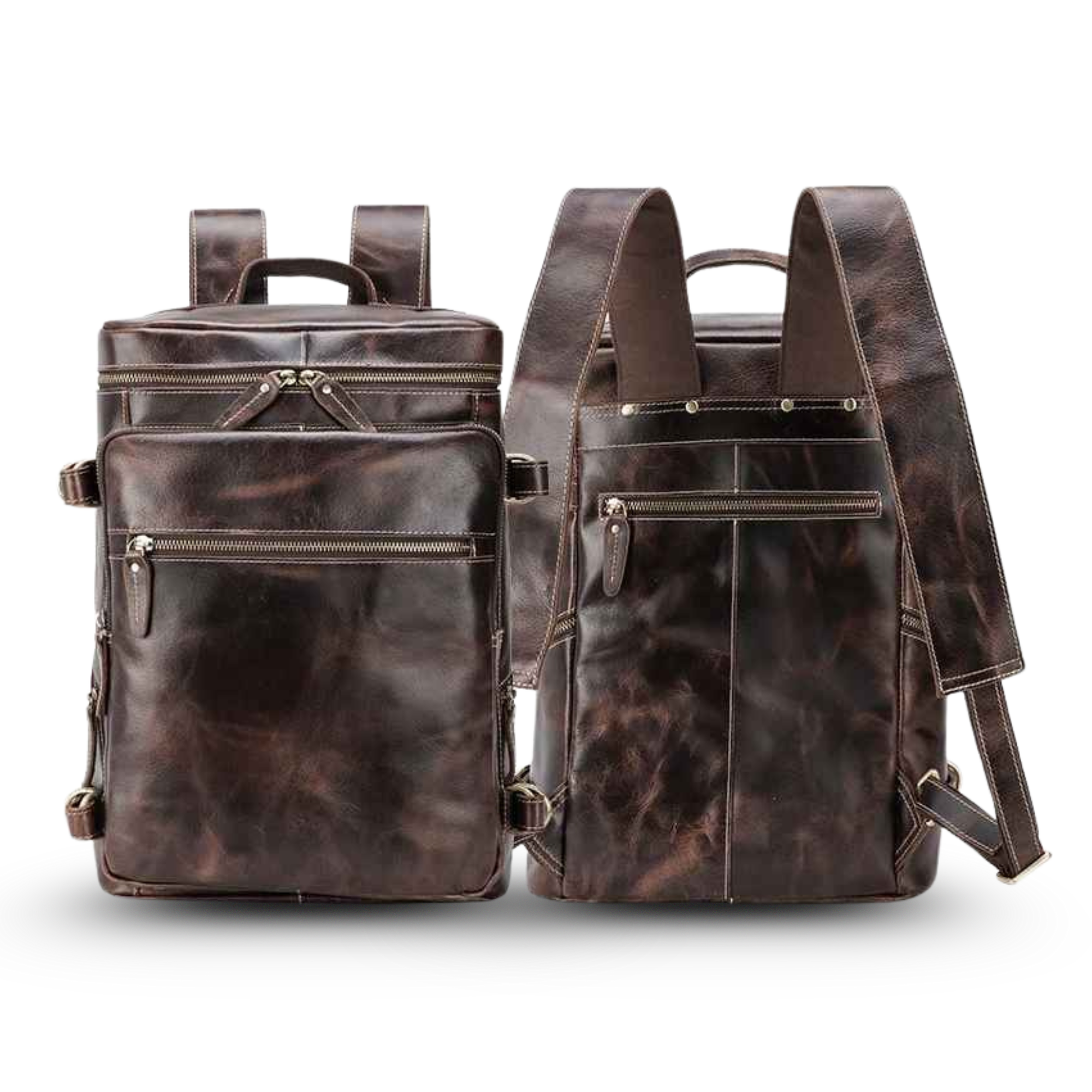 THE SCOUTER – FULL GRAIN LEATHER BACKPACK