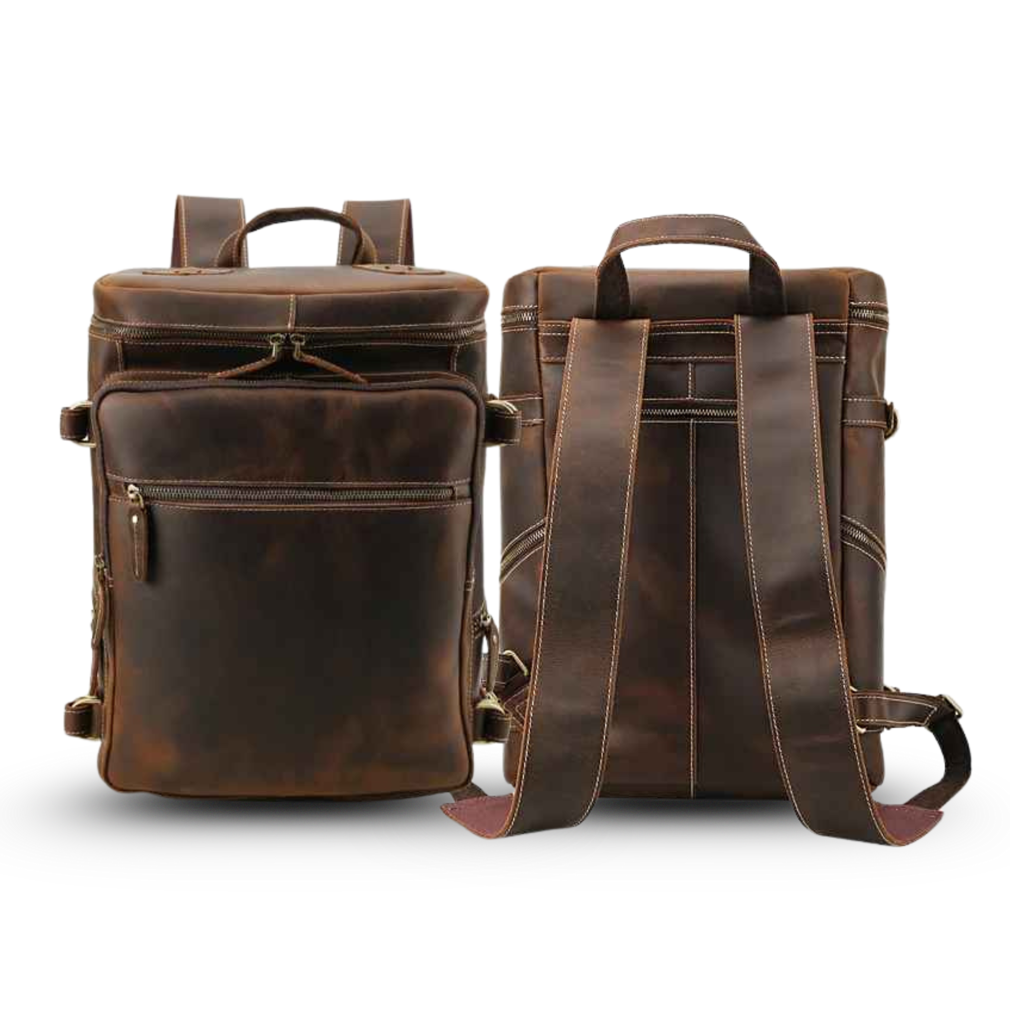 THE SCOUTER – FULL GRAIN LEATHER BACKPACK