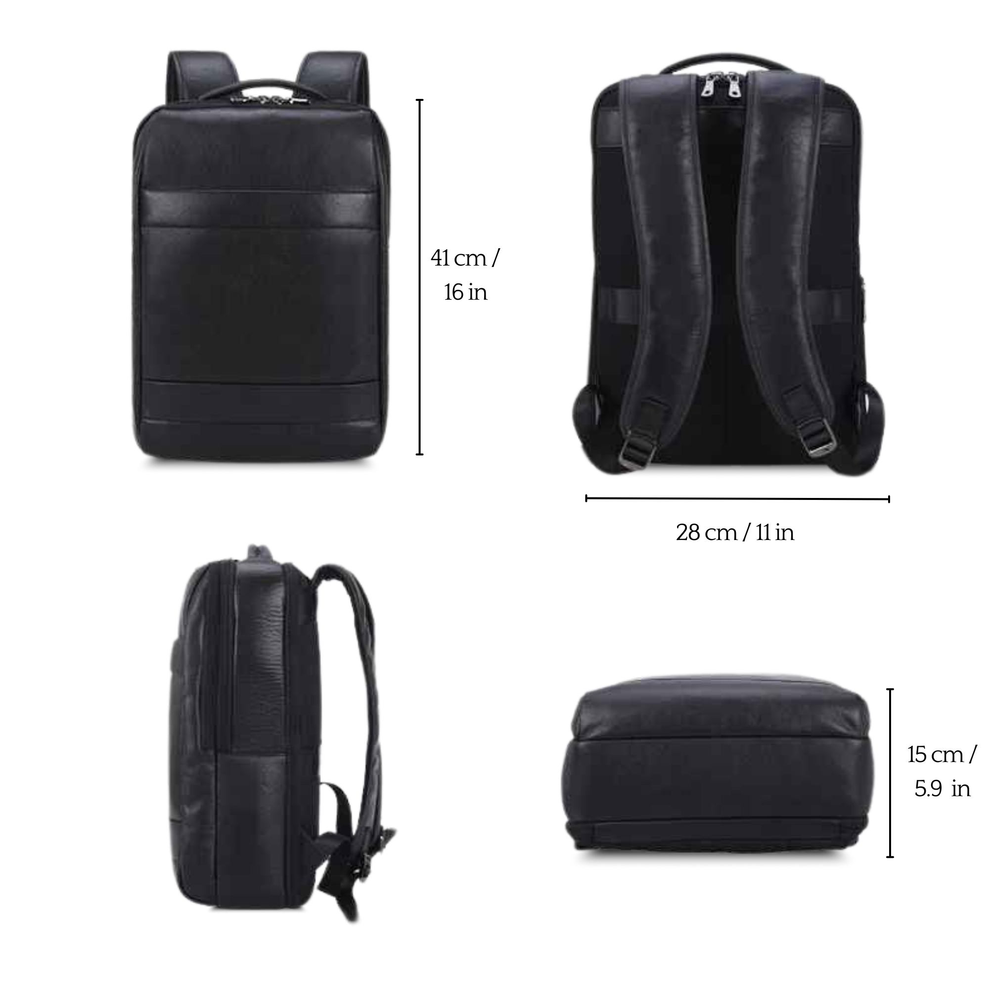 THE ANALYST – COWHIDE LEATHER BACKPACK