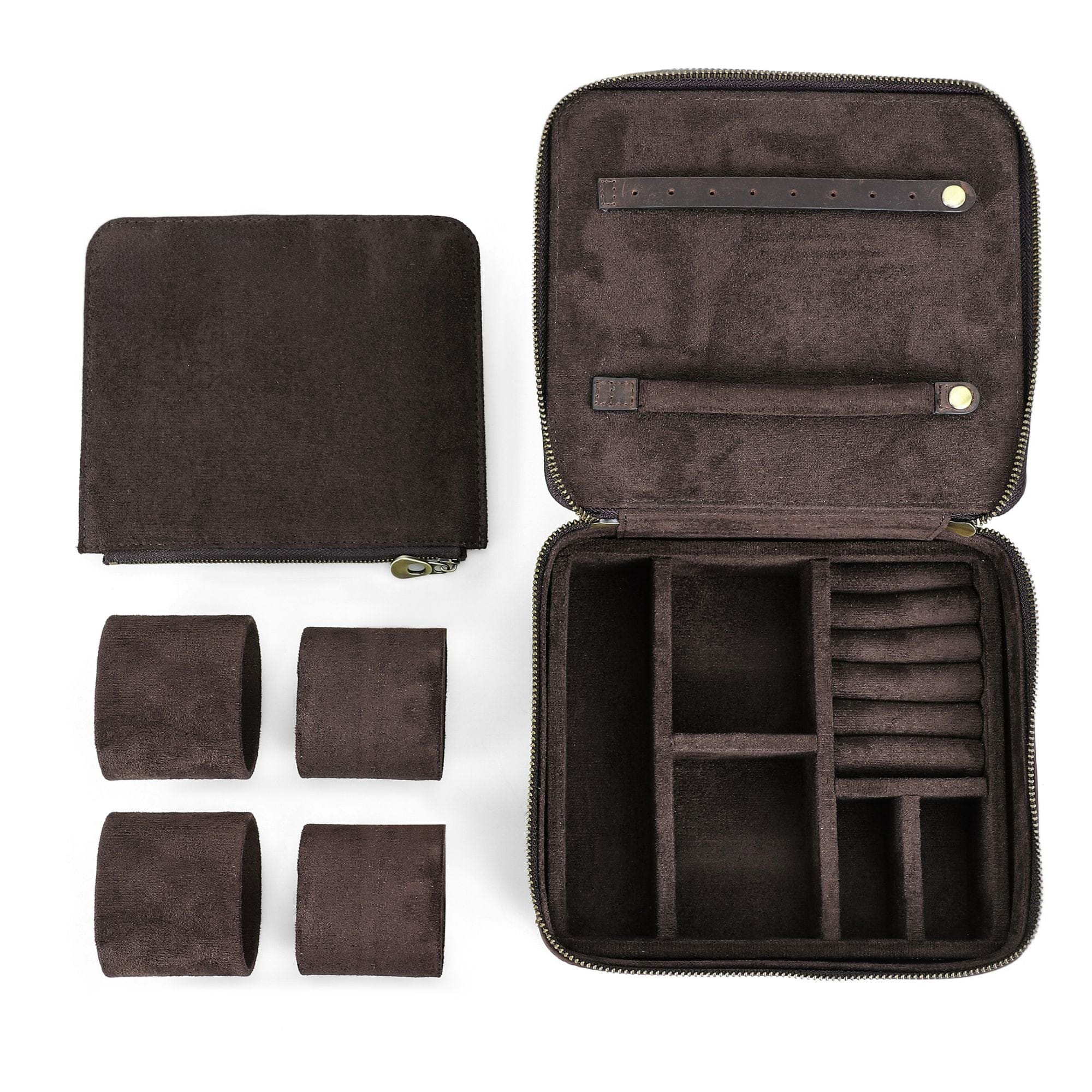 Extended Jewelry & Watch Travel Case