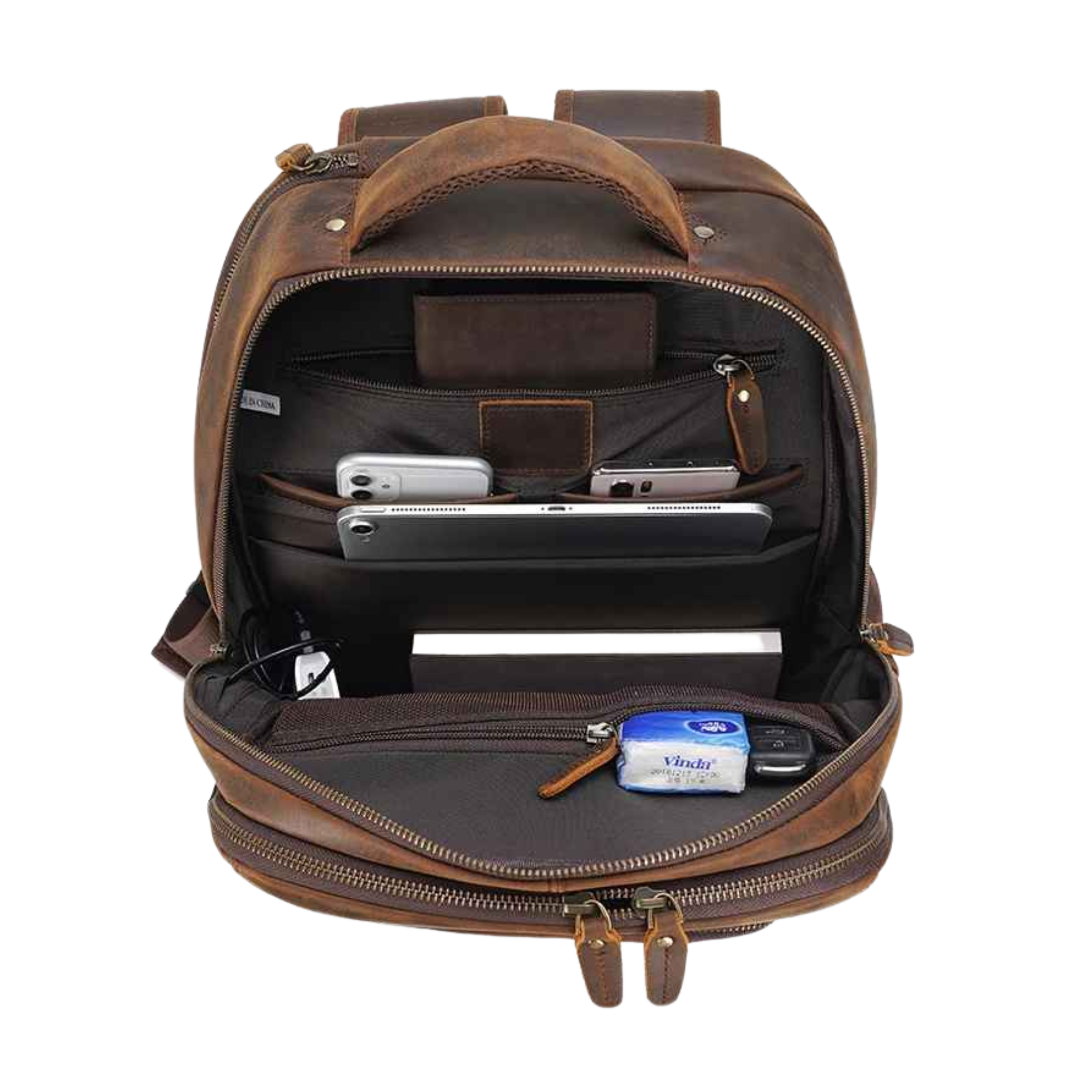 THE TIMBERHORN – FULL GRAIN LEATHER BACKPACK