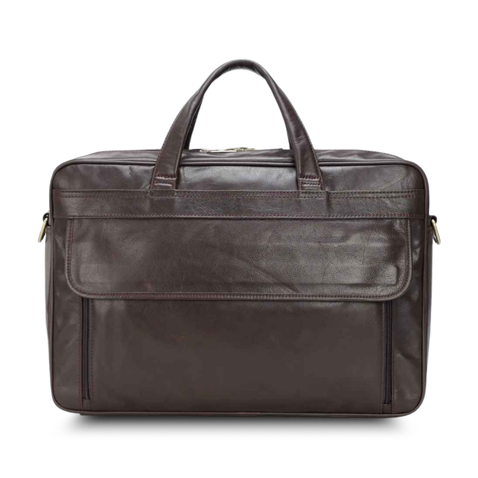 THE WILDSPUR – COWHIDE LEATHER BRIEFCASE