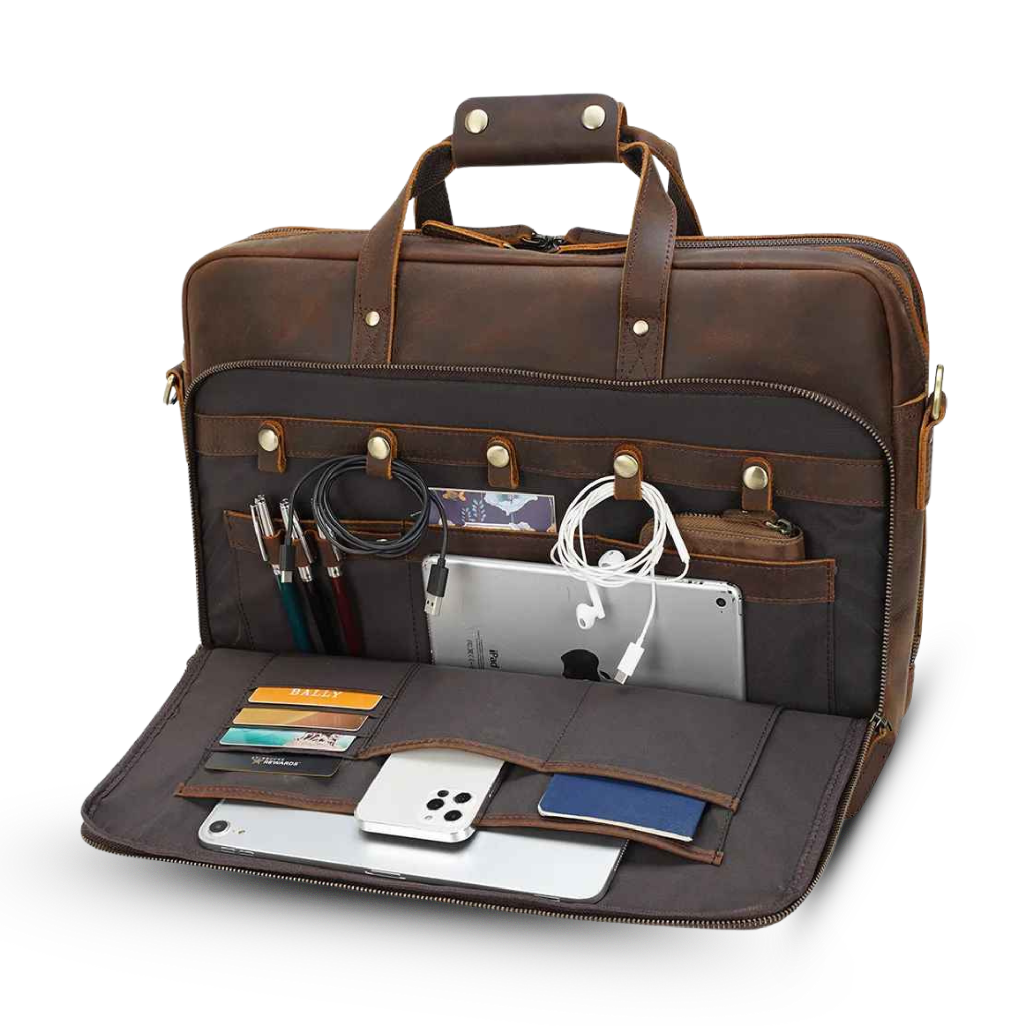 THE DRYMARCH – FULL GRAIN LEATHER BRIEFCASE