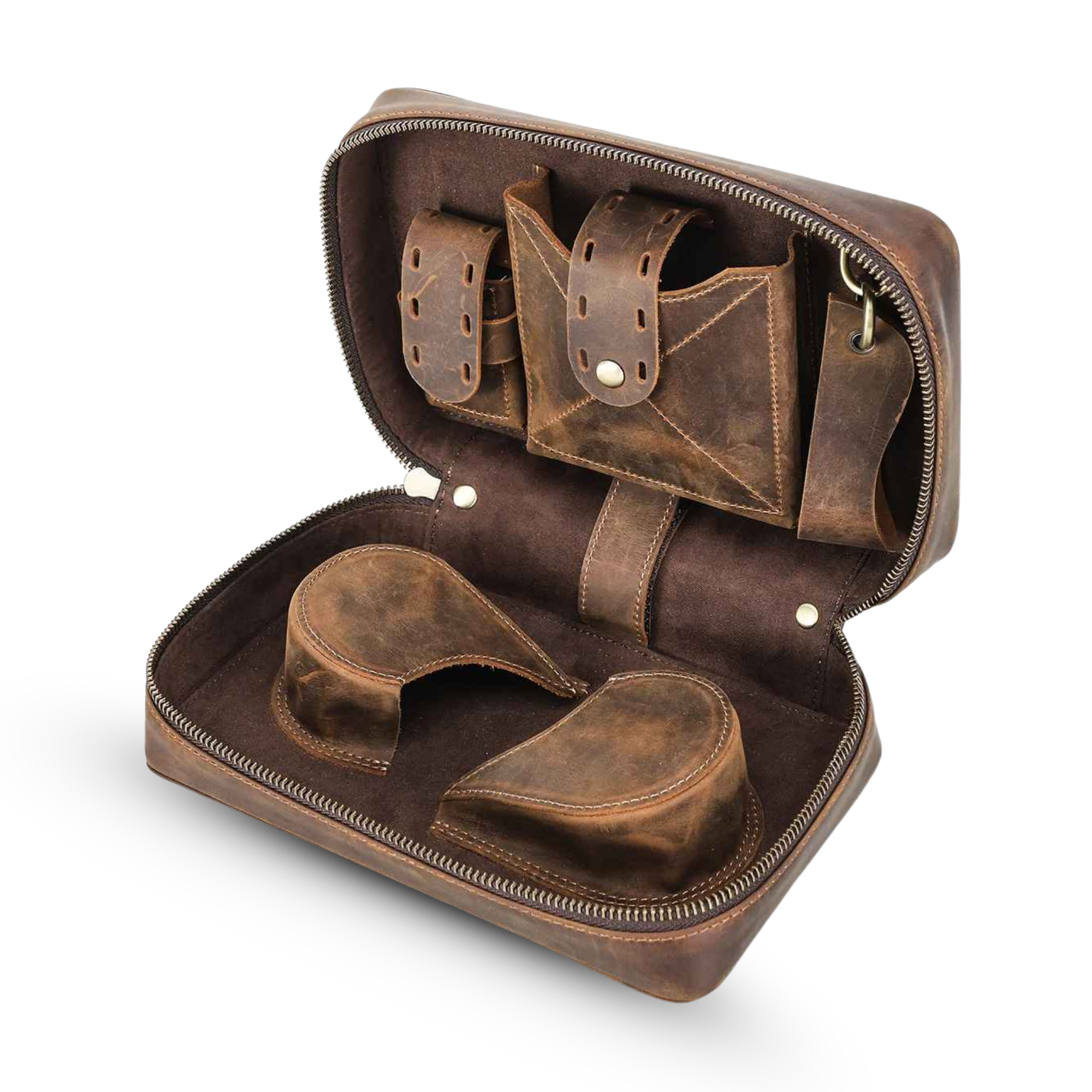 THE FIREPOST - FULL GRAIN LEATHER PIPE BAG