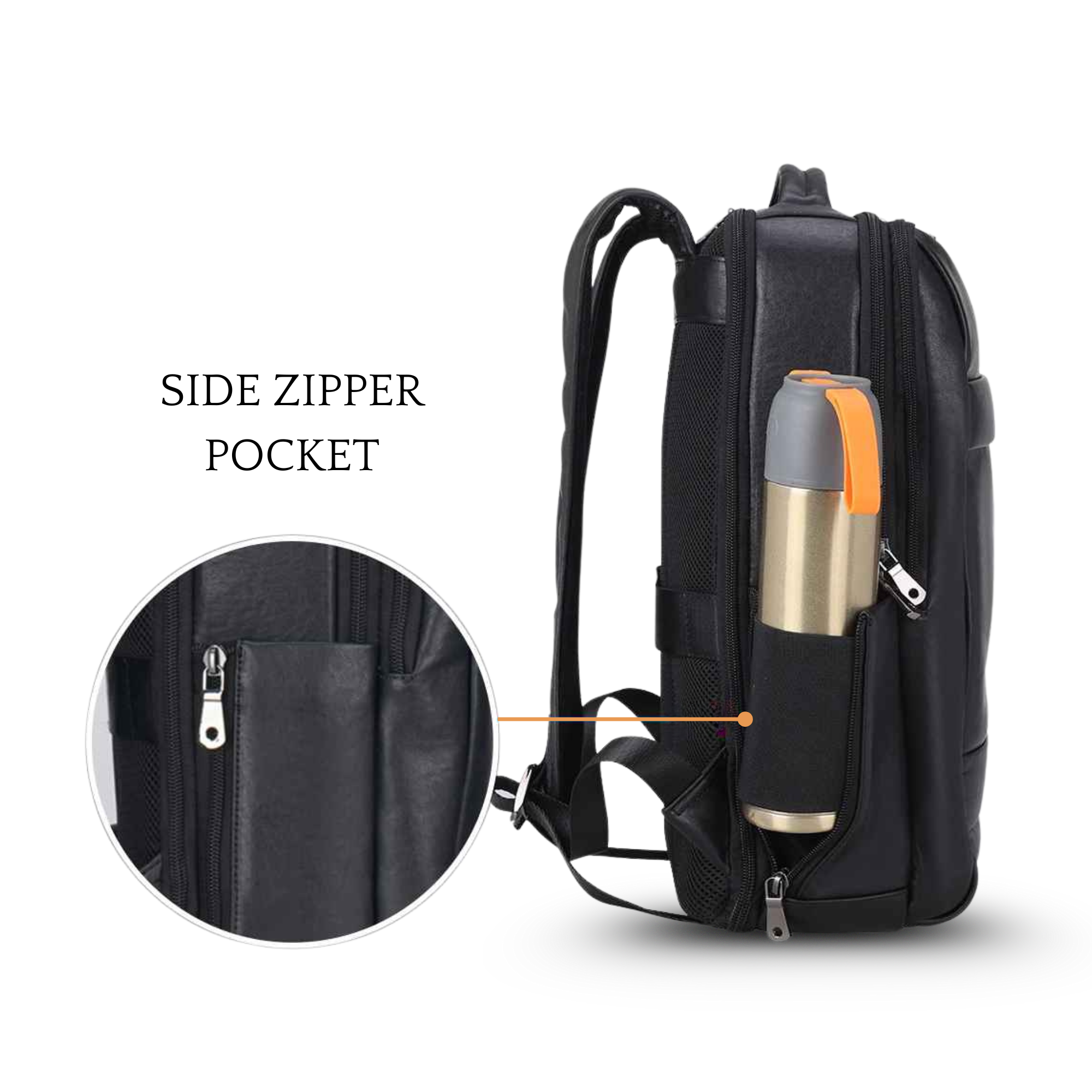 THE ANALYST – COWHIDE LEATHER BACKPACK