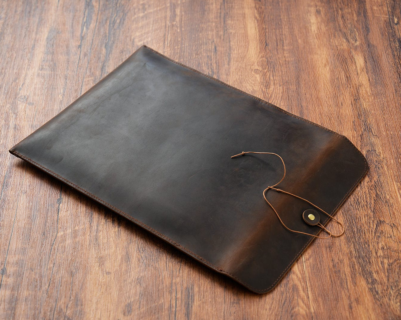 A4 Classic Leather Portfolio Case
