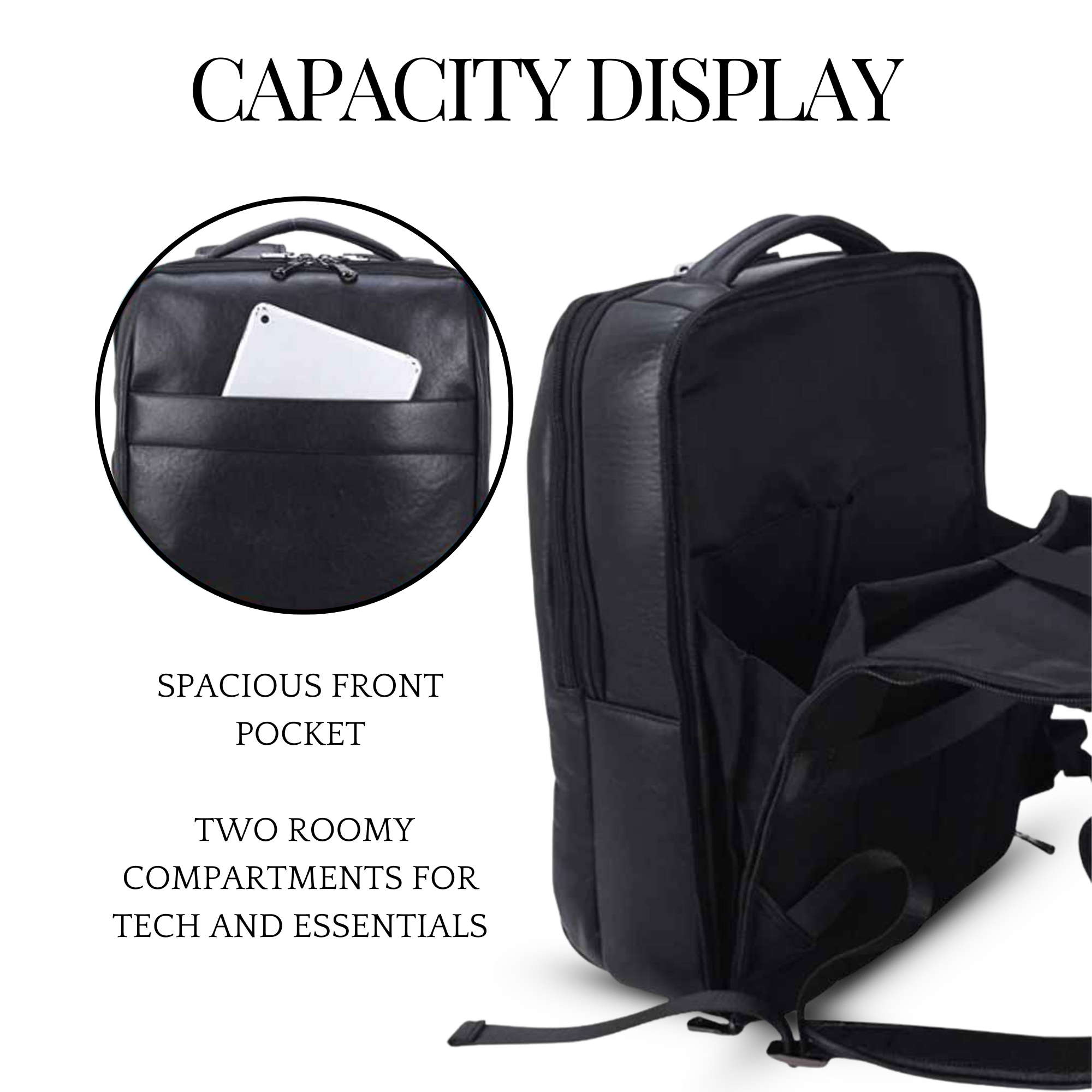 THE ANALYST – COWHIDE LEATHER BACKPACK