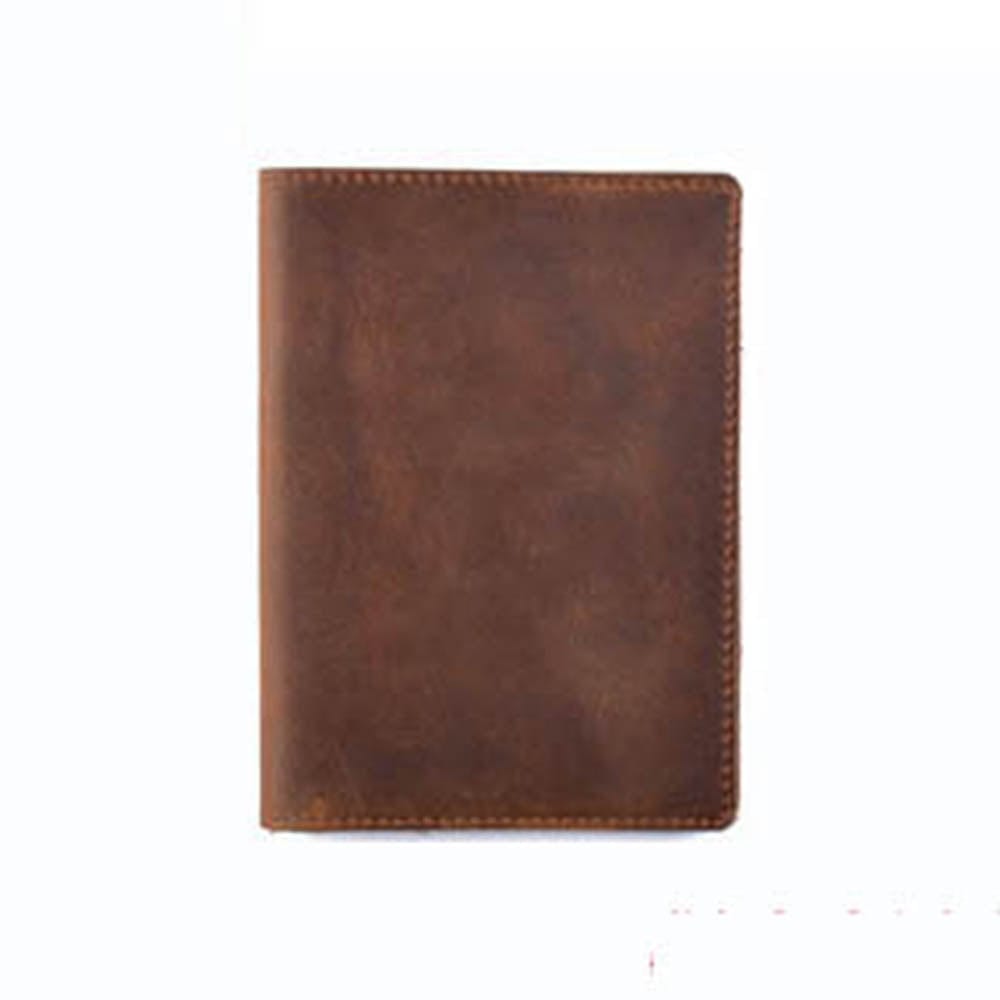 Vintage Leather Passport Holder Cover