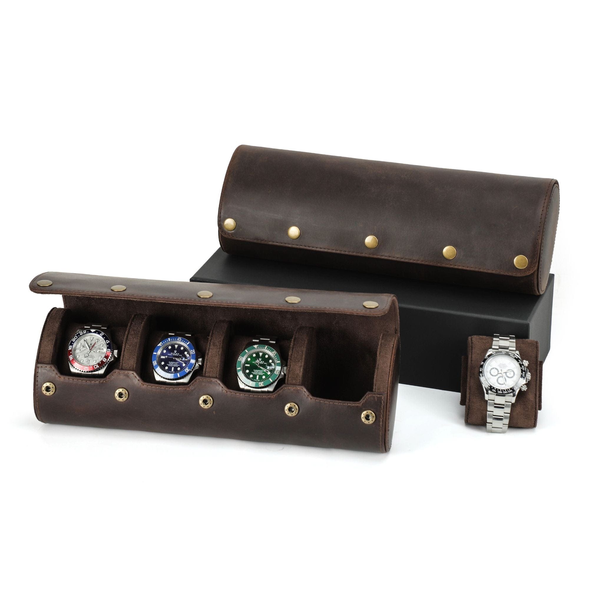 4-Slot Watch Roll Case