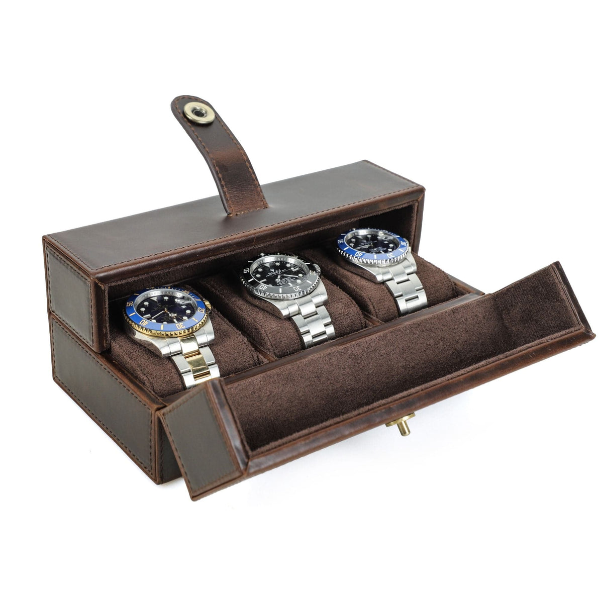 3-Slot Dual Access Watch Case