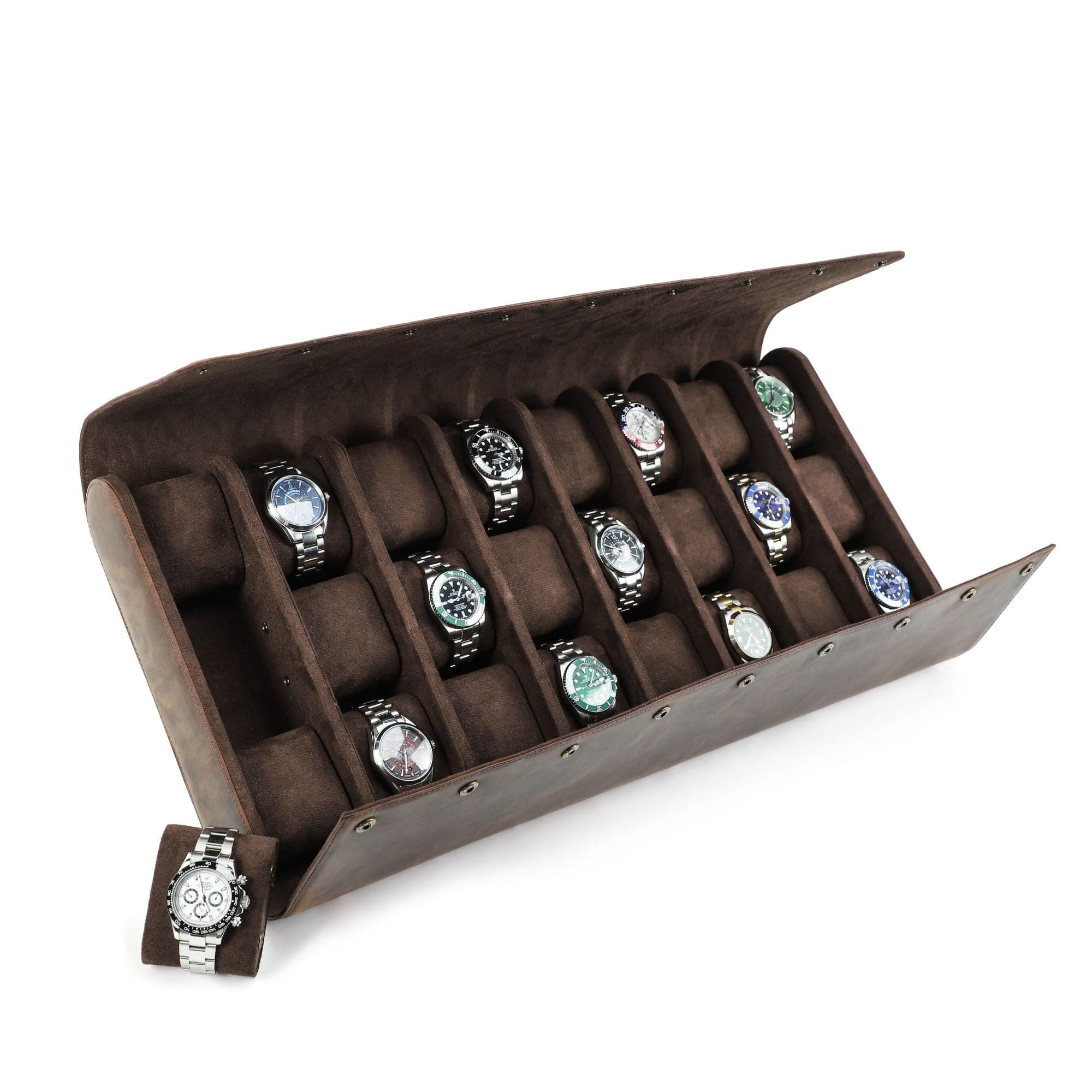 24-Slot Watch Display Box