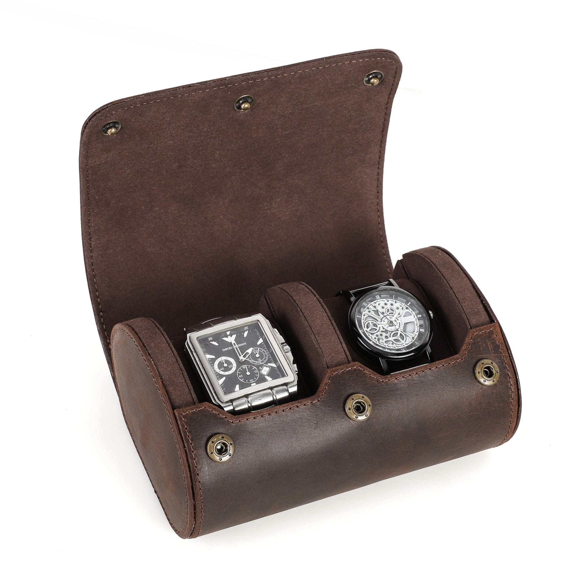 2-Slot Watch Roll Case
