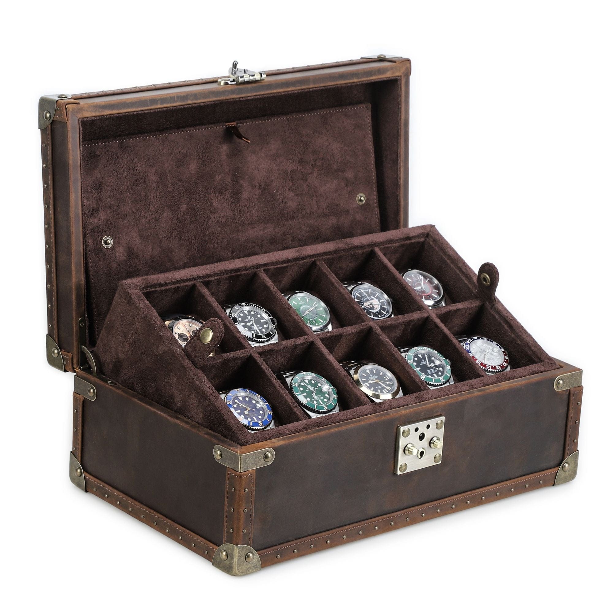 10-Slot Watch Collector's Chect