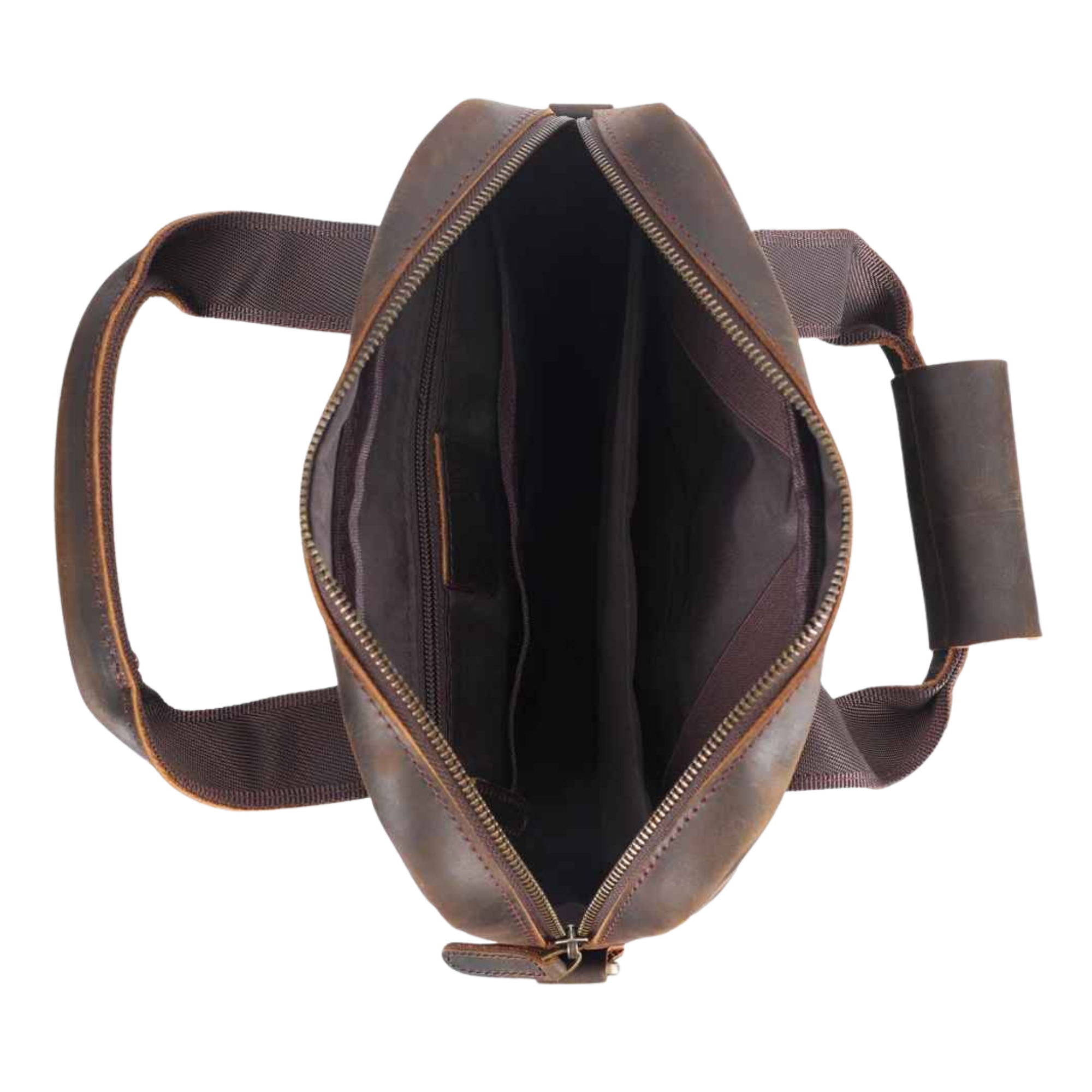 THE SABRE TOOTH – TACTICAL FULL GRAIN LEATHER CROSSBODY BAG