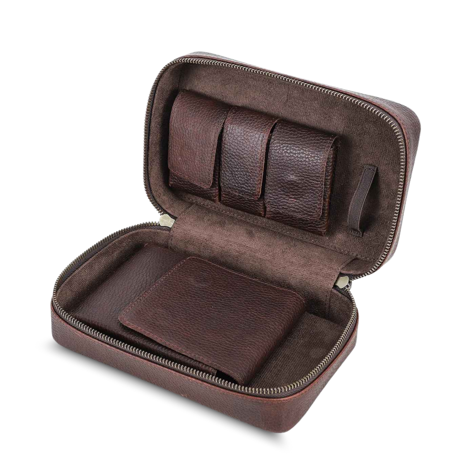 THE FORGE – 5-SLOT FULL GRAIN LEATHER CIGAR CASE