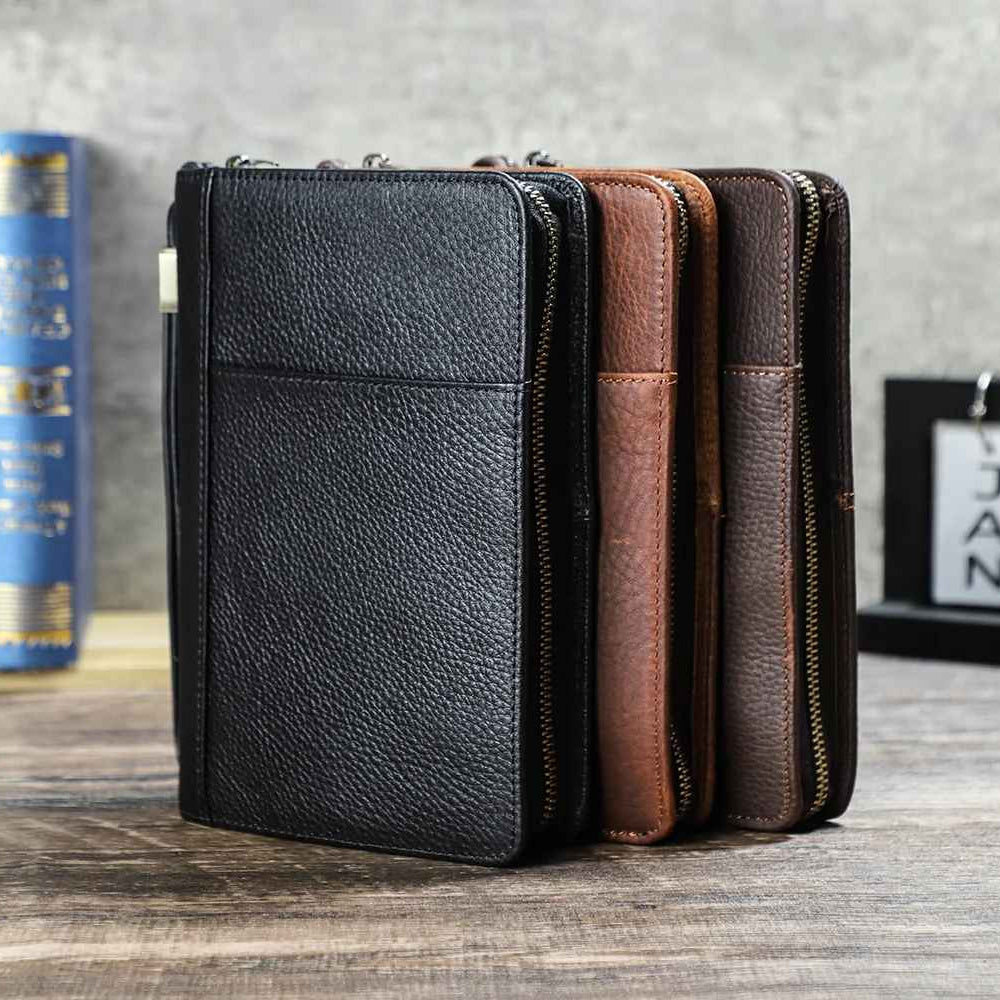 THE TIMBERLINE – 5-SLOT  FULL GRAIN LEATHER CIGAR CASE