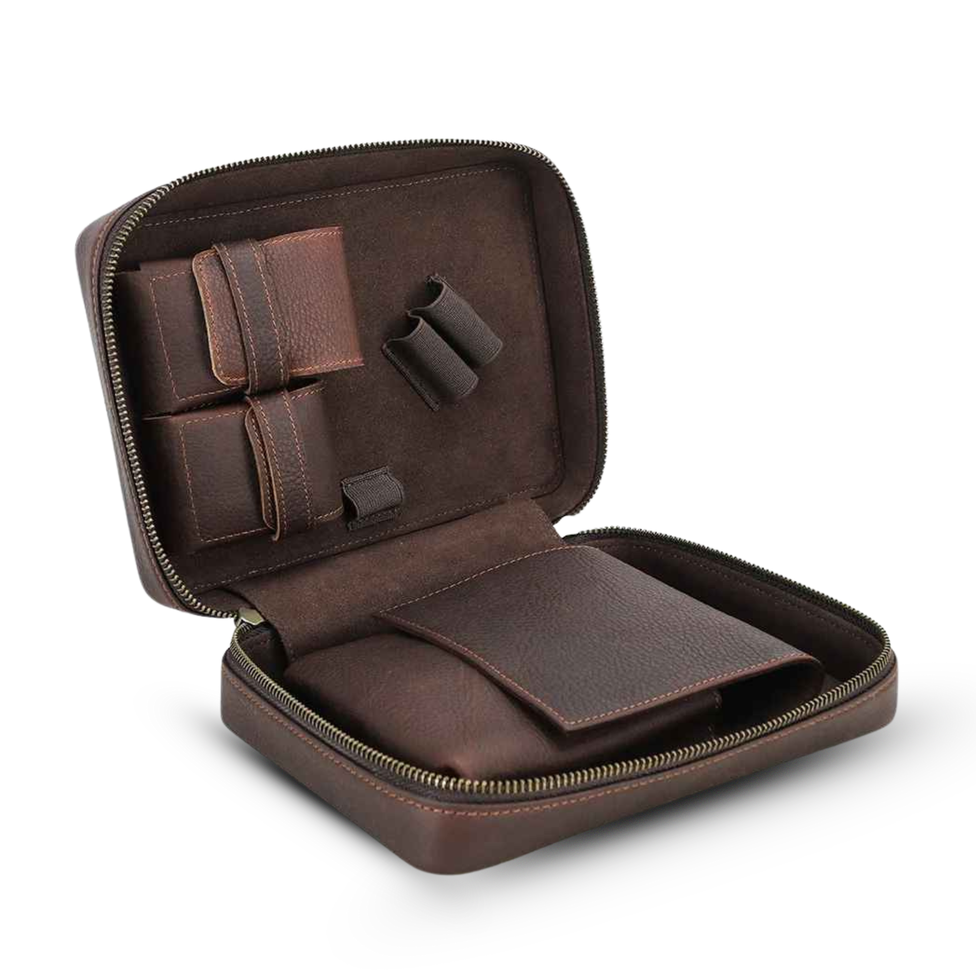 THE WARDEN – FULL GRAIN LEATHER PIPE BAG