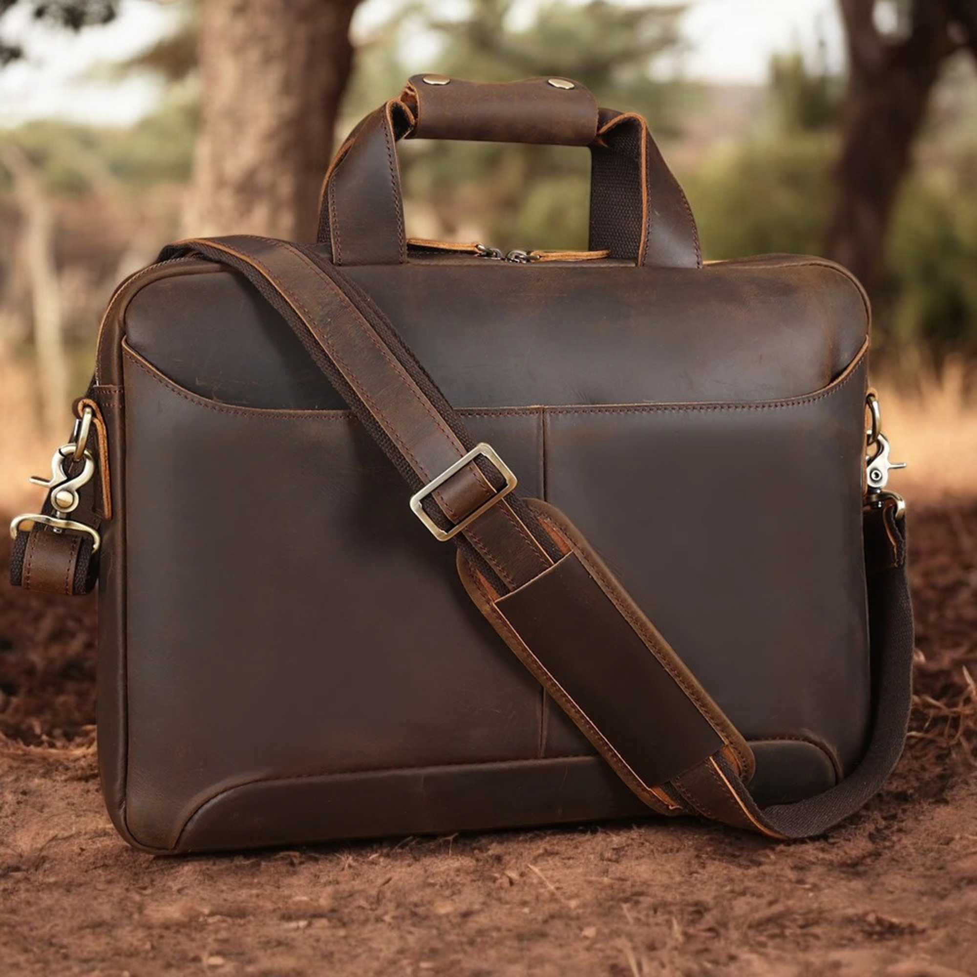 THE TRAILBLAZER – FULL GRAIN LEATHER BRIEFCASE