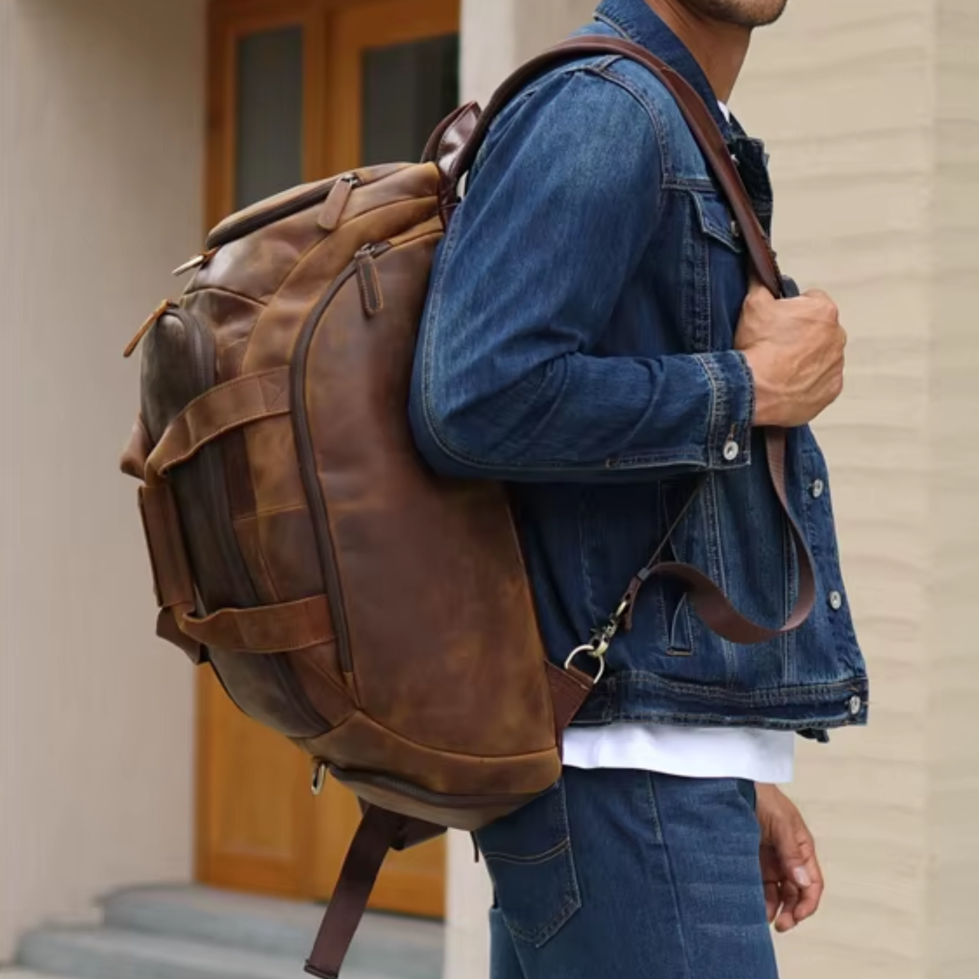 THE SCRIVENER - GENUINE LEATHER DUFFEL BUG