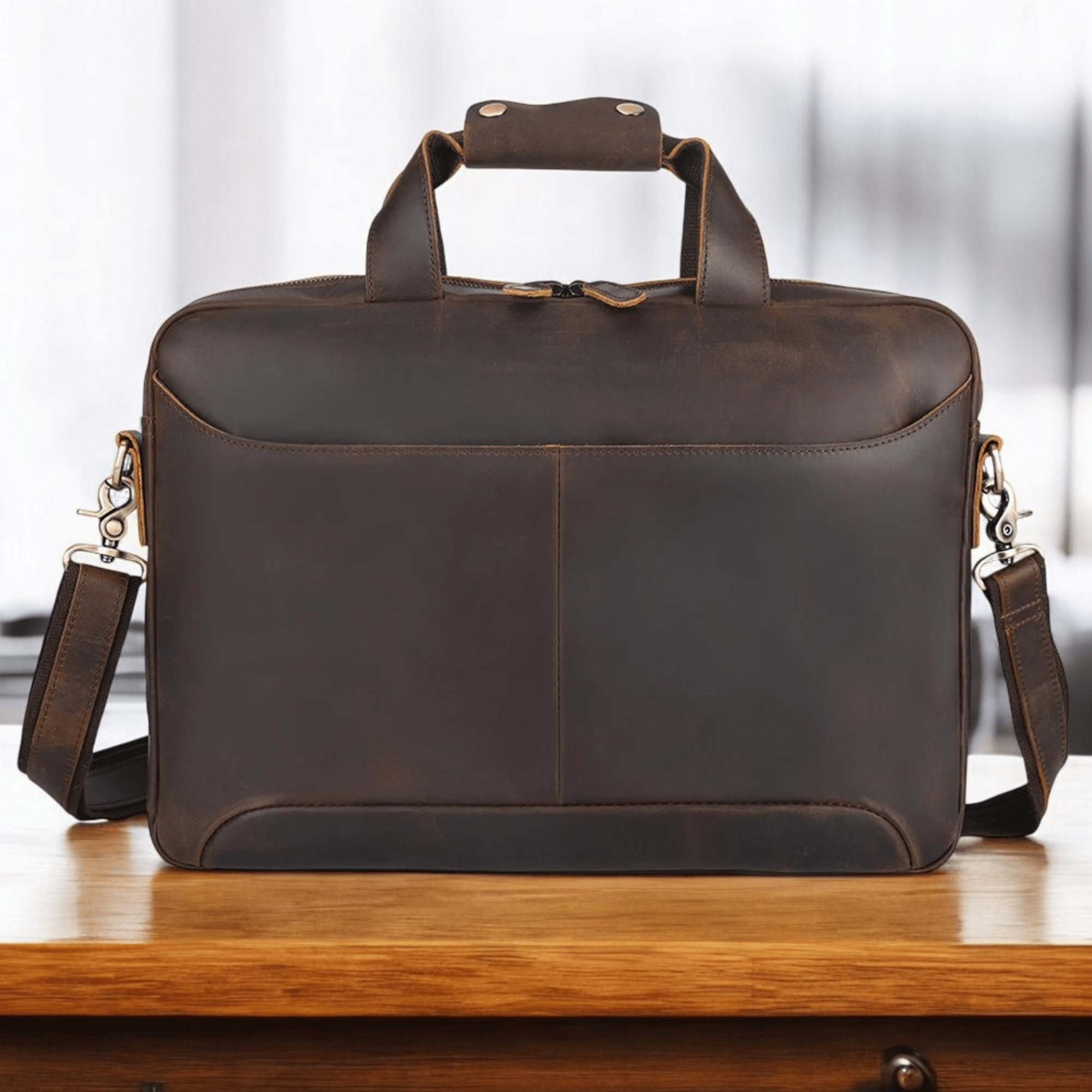 THE TRAILBLAZER – FULL GRAIN LEATHER BRIEFCASE