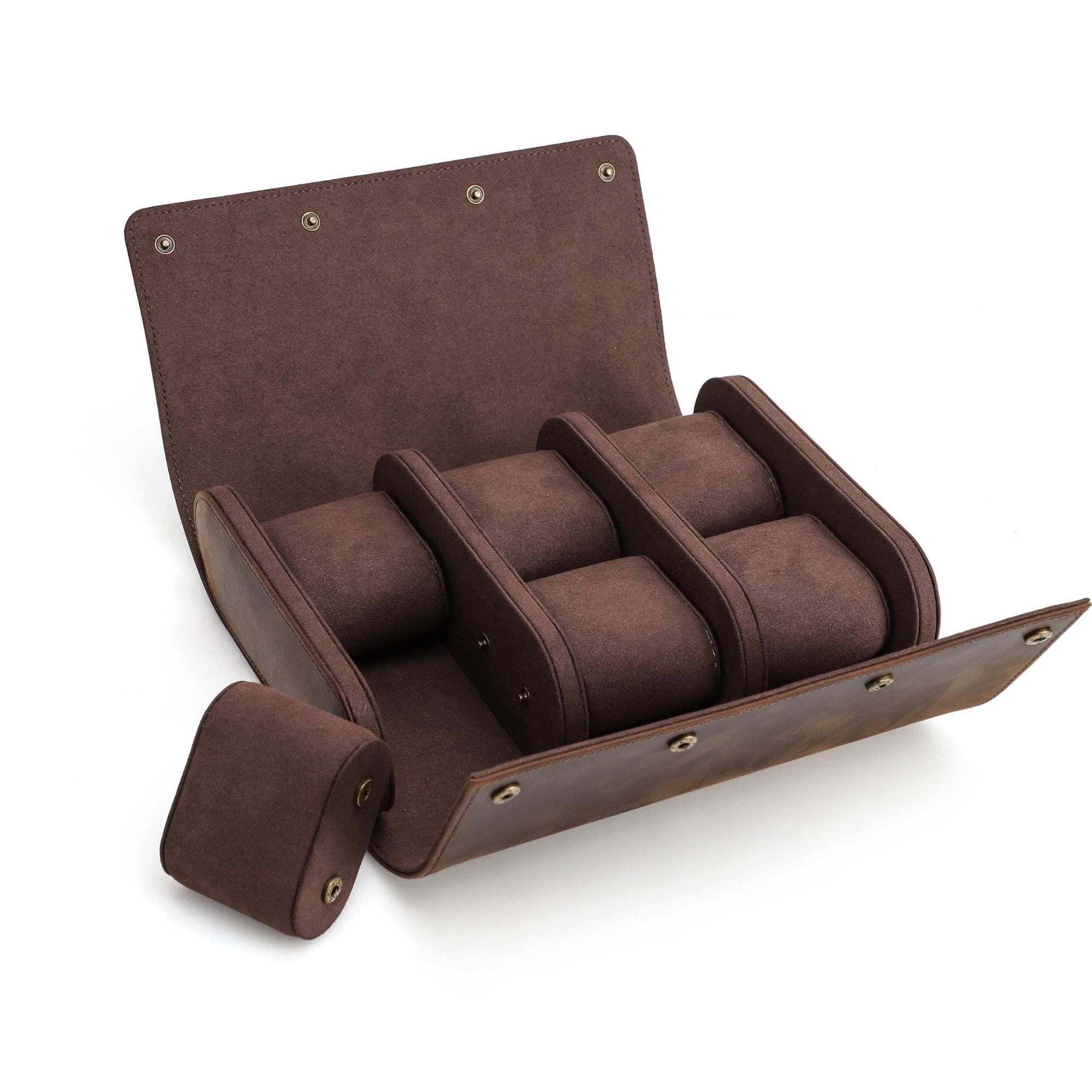 6-Slot Watch Roll Case