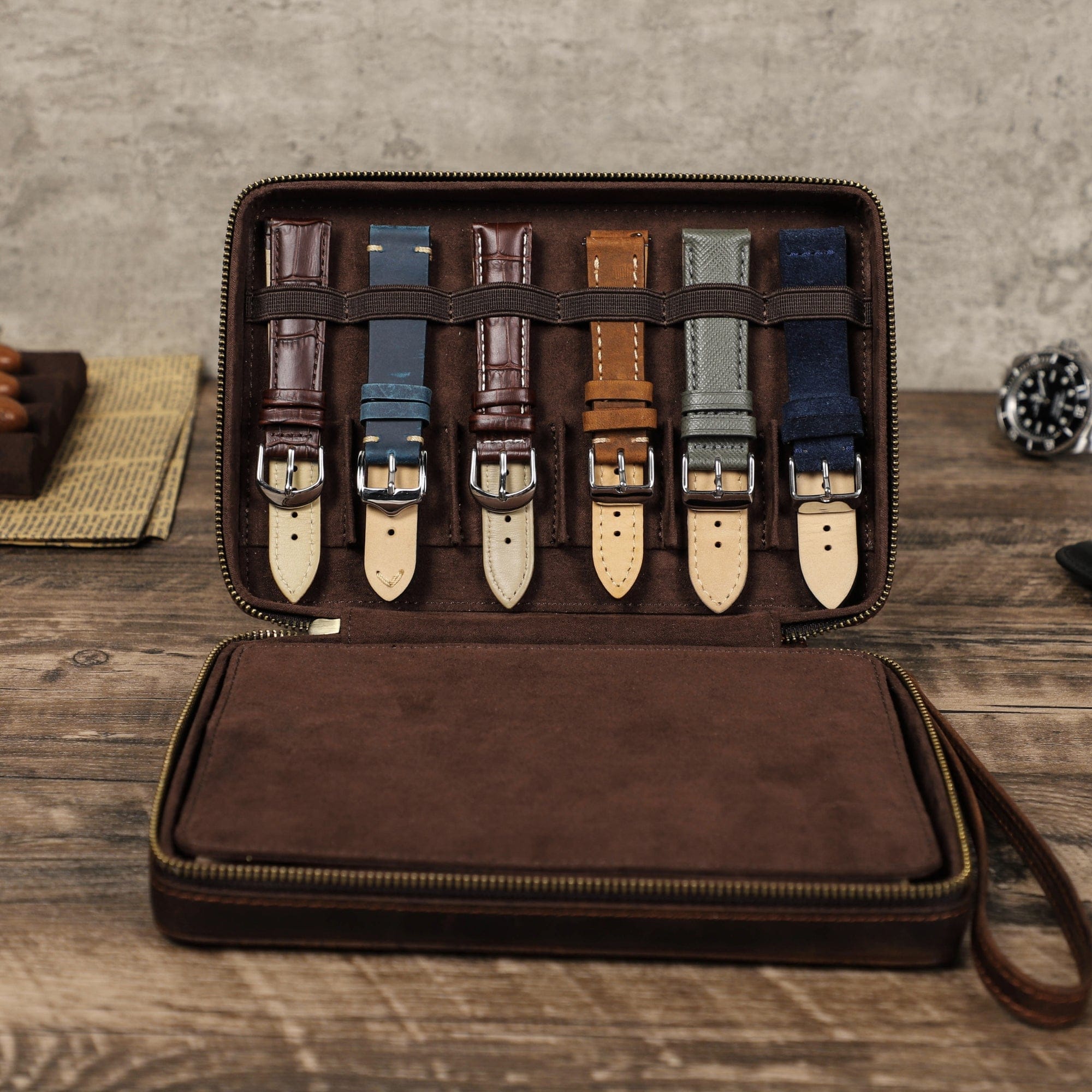 12-Slot Watch Strap Organiser