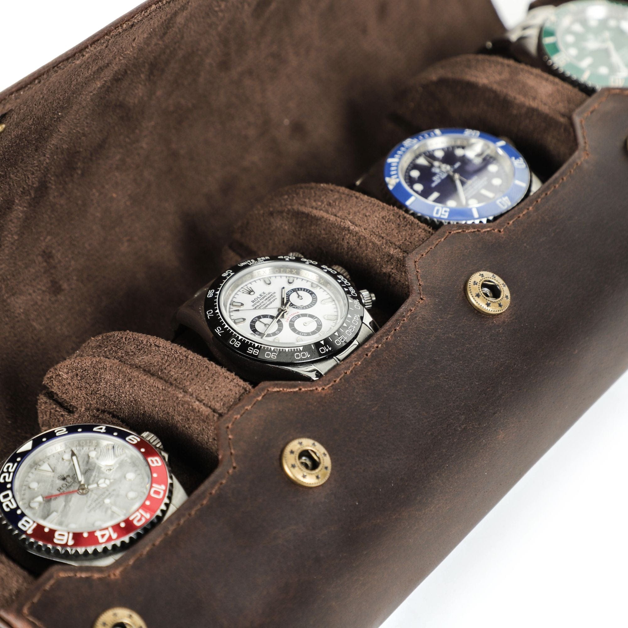 4-Slot Watch Roll Case