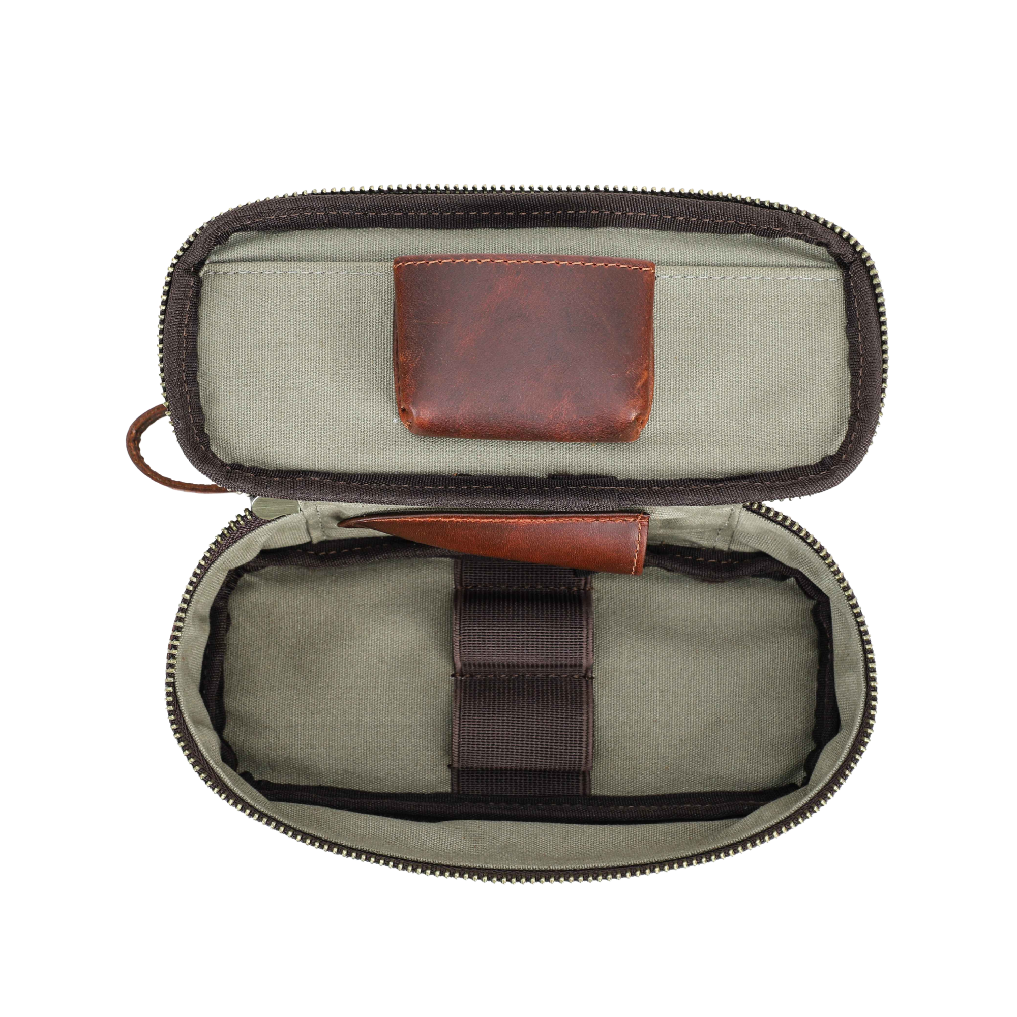 THE ROAMER – FULL GRAIN LEATHER PIPE BAG