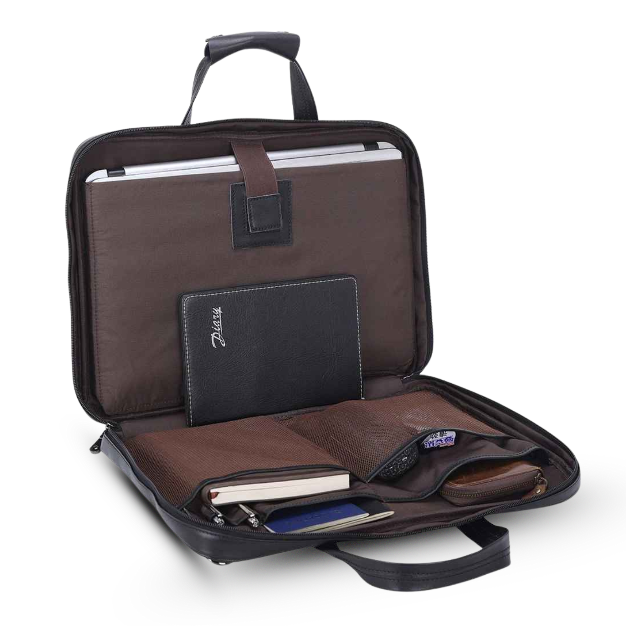 THE DEN – FULL GRAIN LEATHER BRIEFCASE