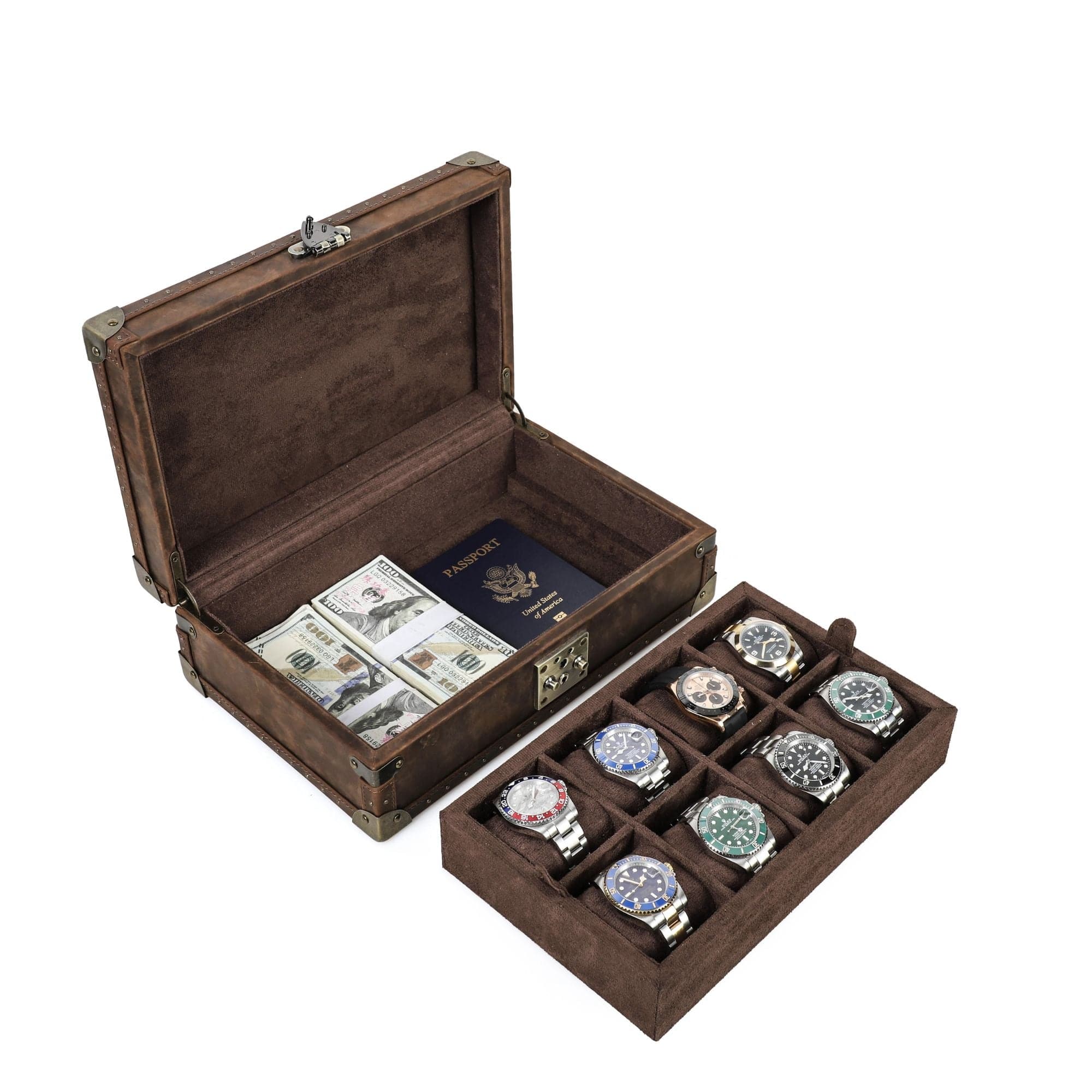 8-Slot Watch Collector's Chect