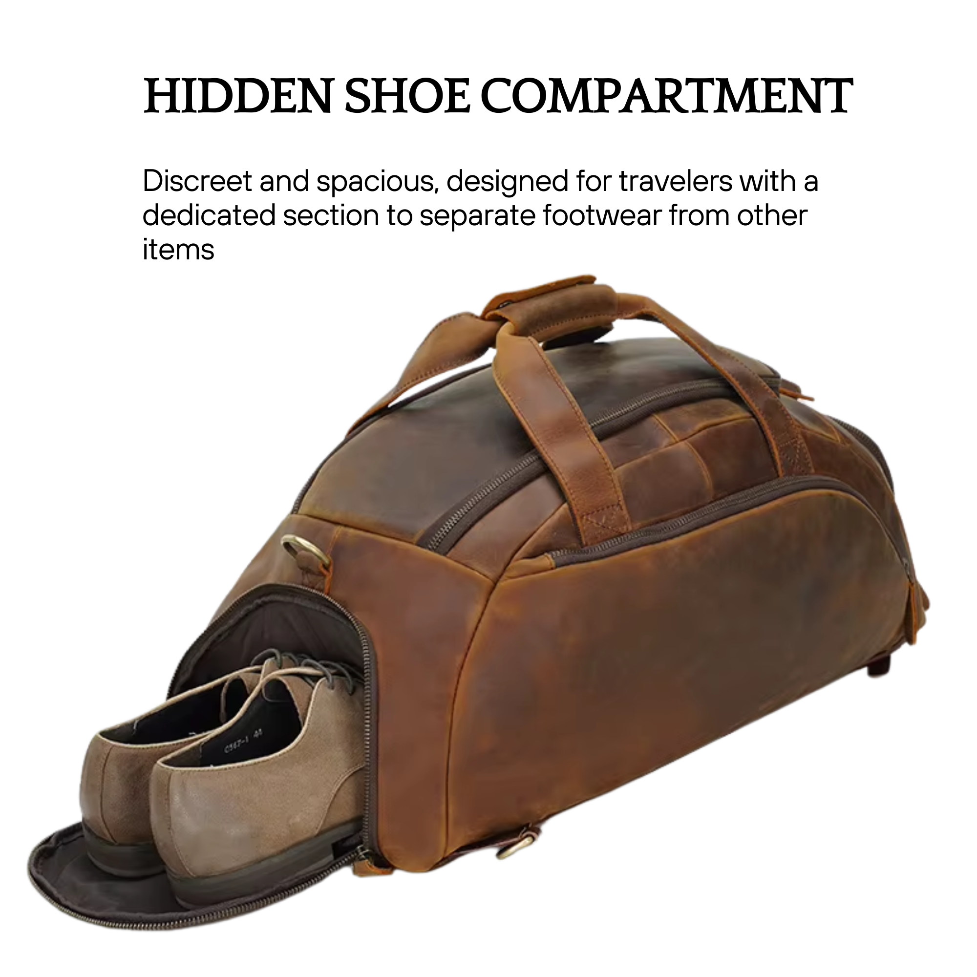 THE SCRIVENER - GENUINE LEATHER DUFFEL BUG
